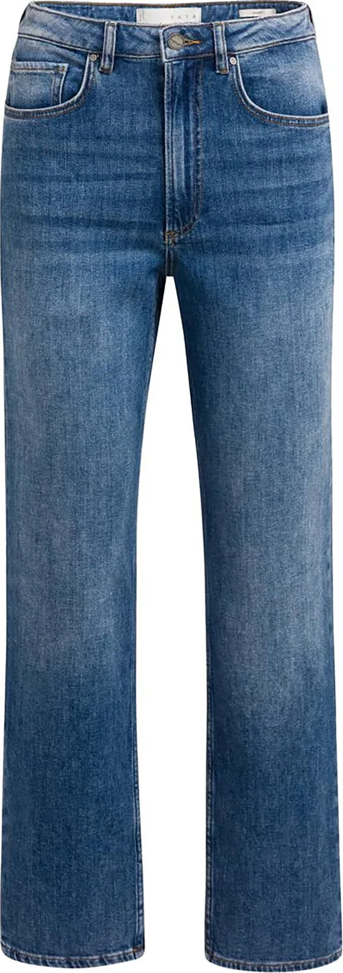 Yaya Spijkerbroek Rechte Smalle Jeans donker