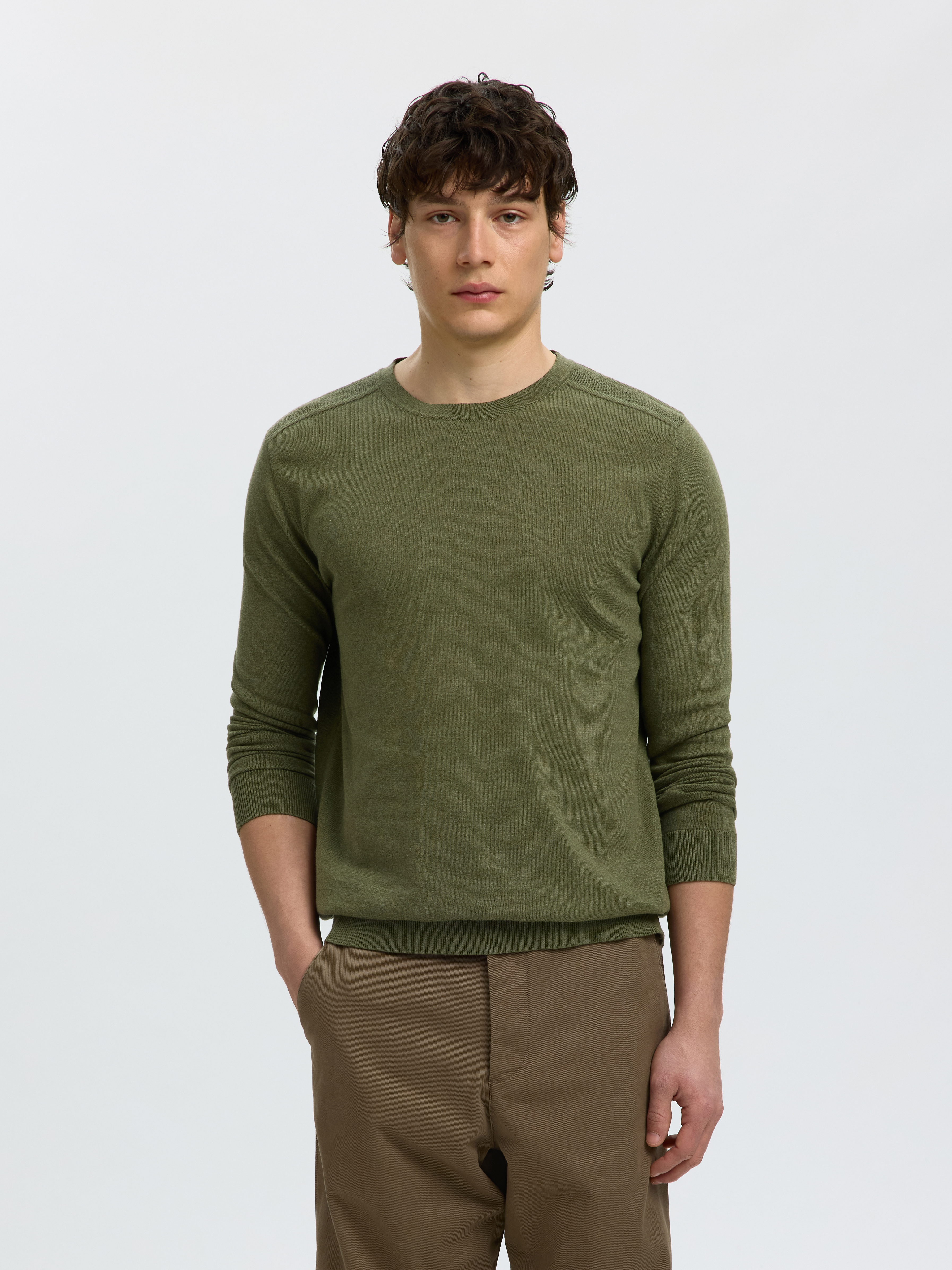 Selected Homme Trui Berg Groen