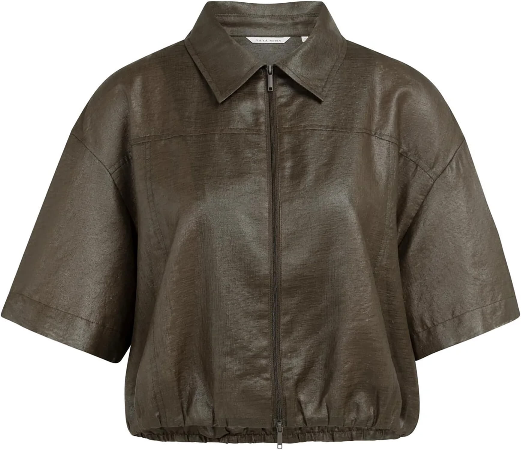 Yaya Blouse Donker Bruin