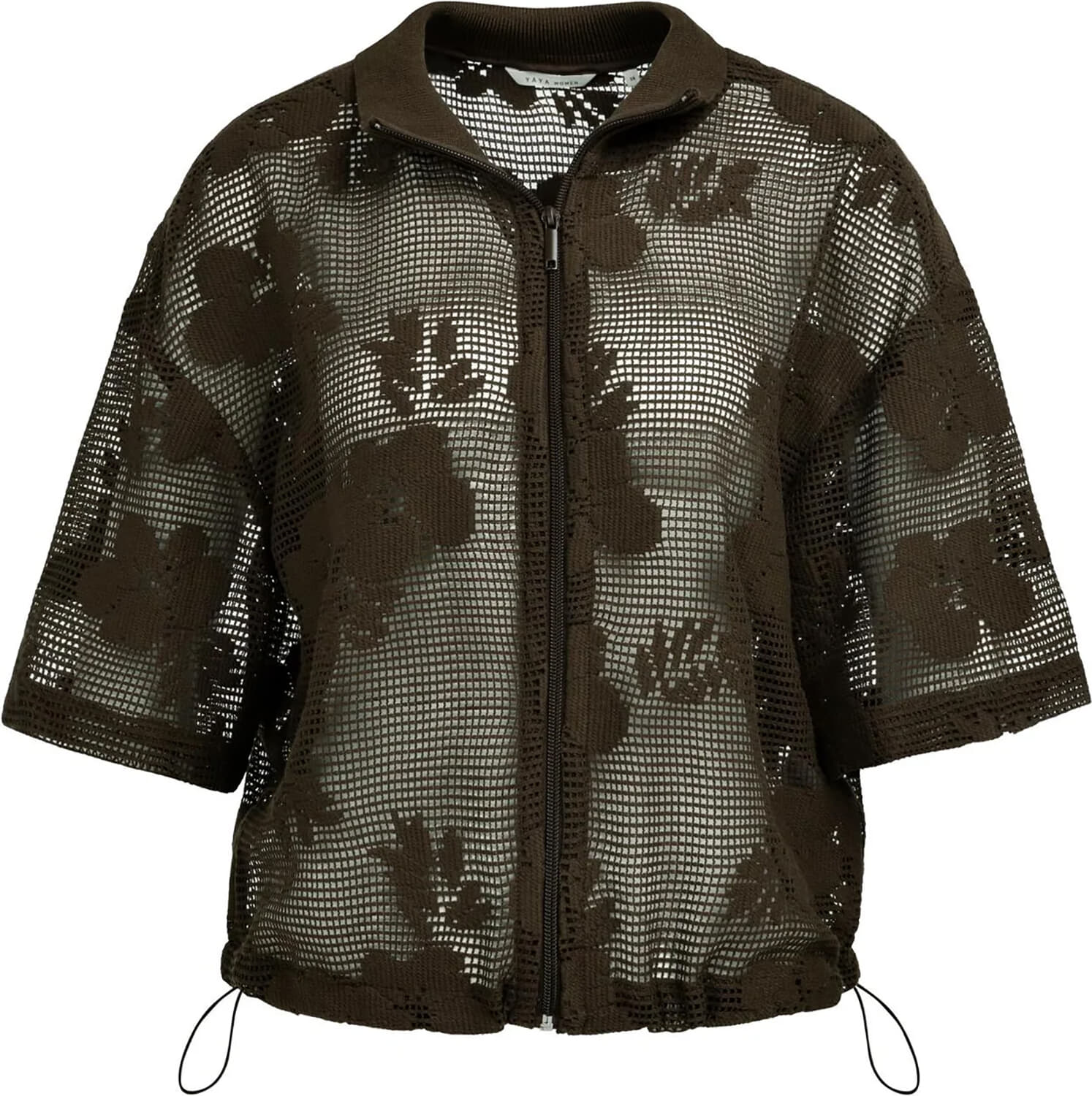 Yaya Blouse  Donker Bruin