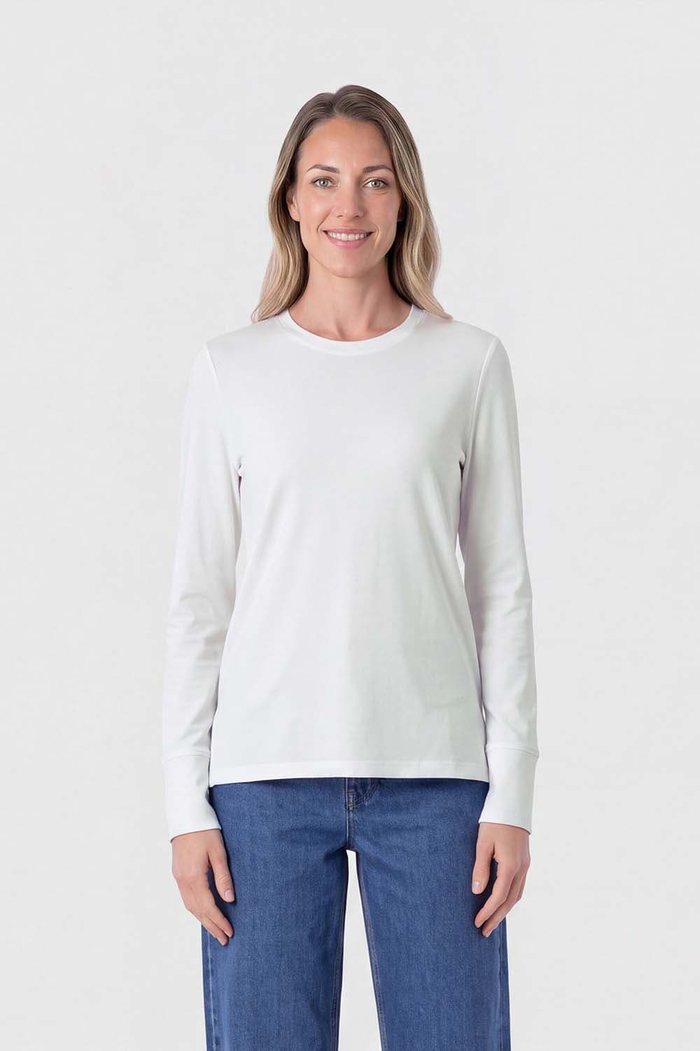 Yaya Longsleeve Wit