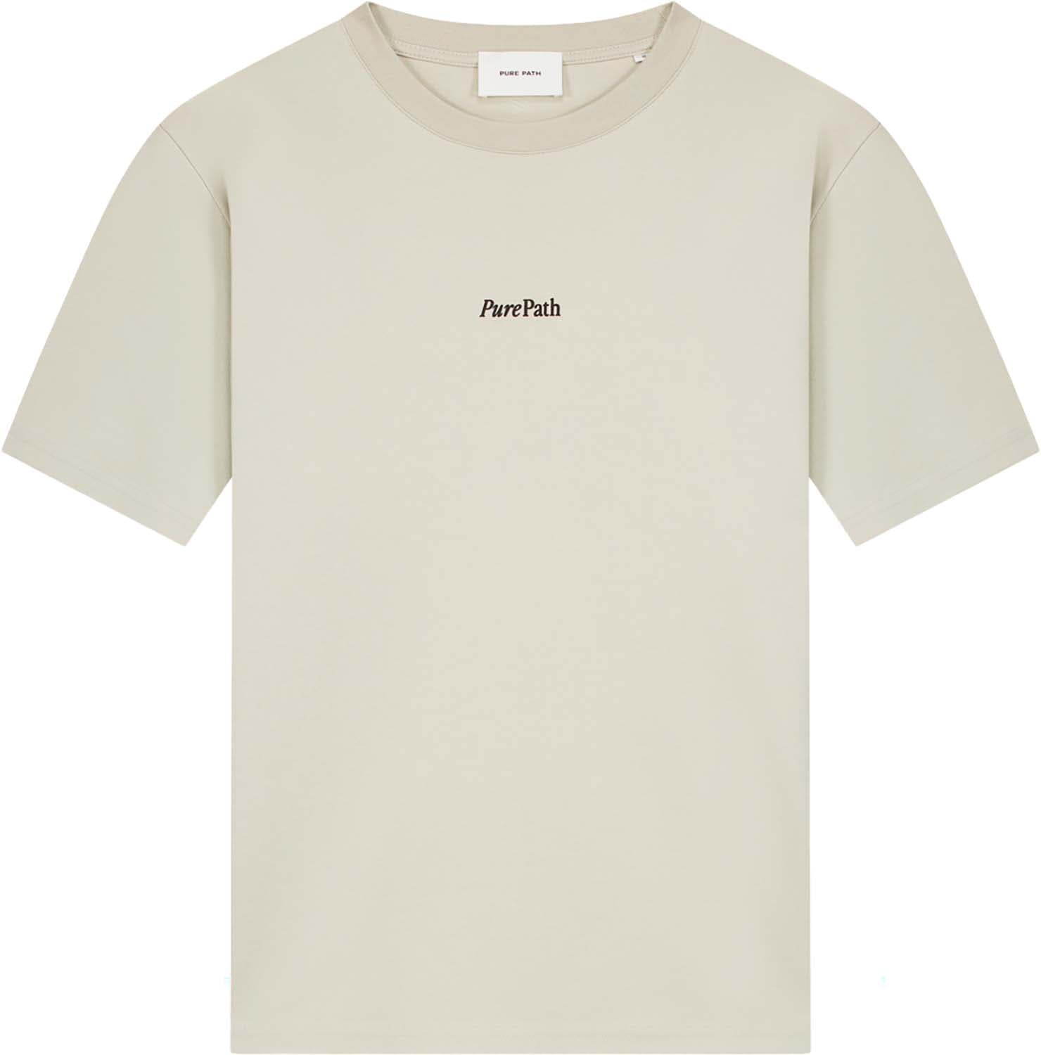 Pure Path T-shirt Bold Emblem  Beige