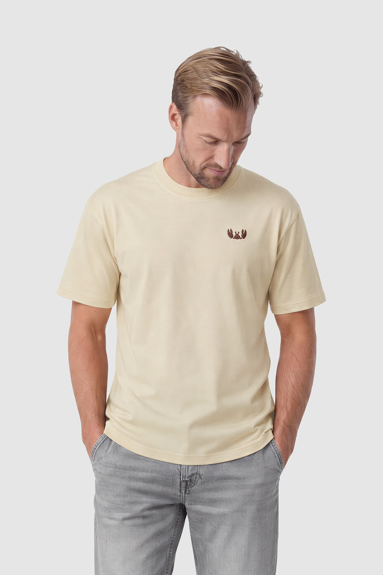 Luctor T-shirt Nico  Bruin