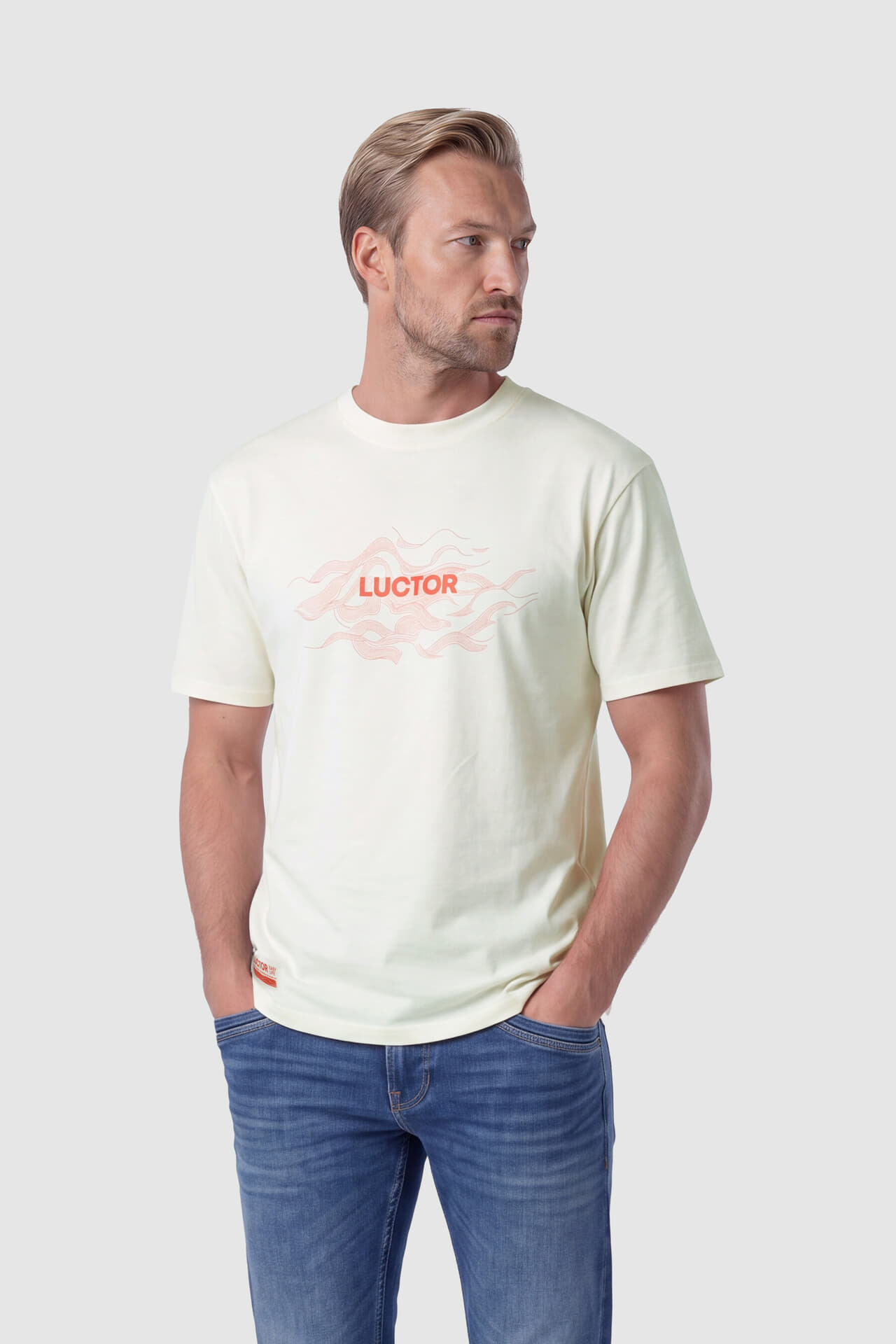 Luctor T-shirt Nemo Waves Off White