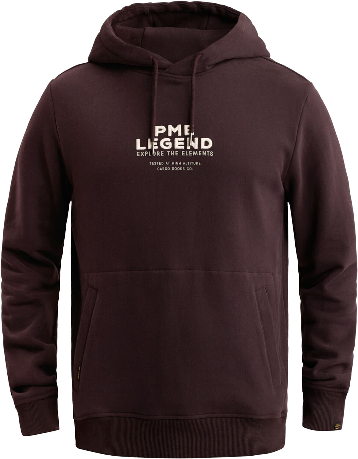 Pme Legend Hoodie Dry Peached Semi Brushed Paars