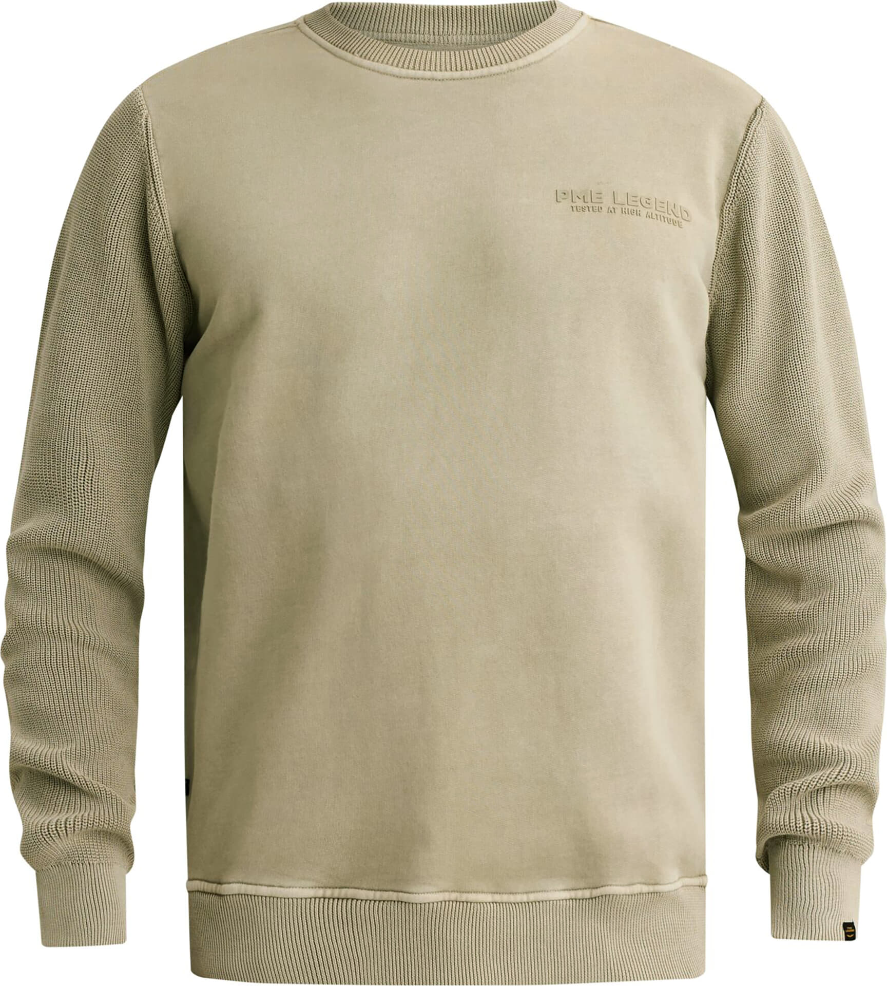 Pme Legend Crewneck sweat knit combination Oranje