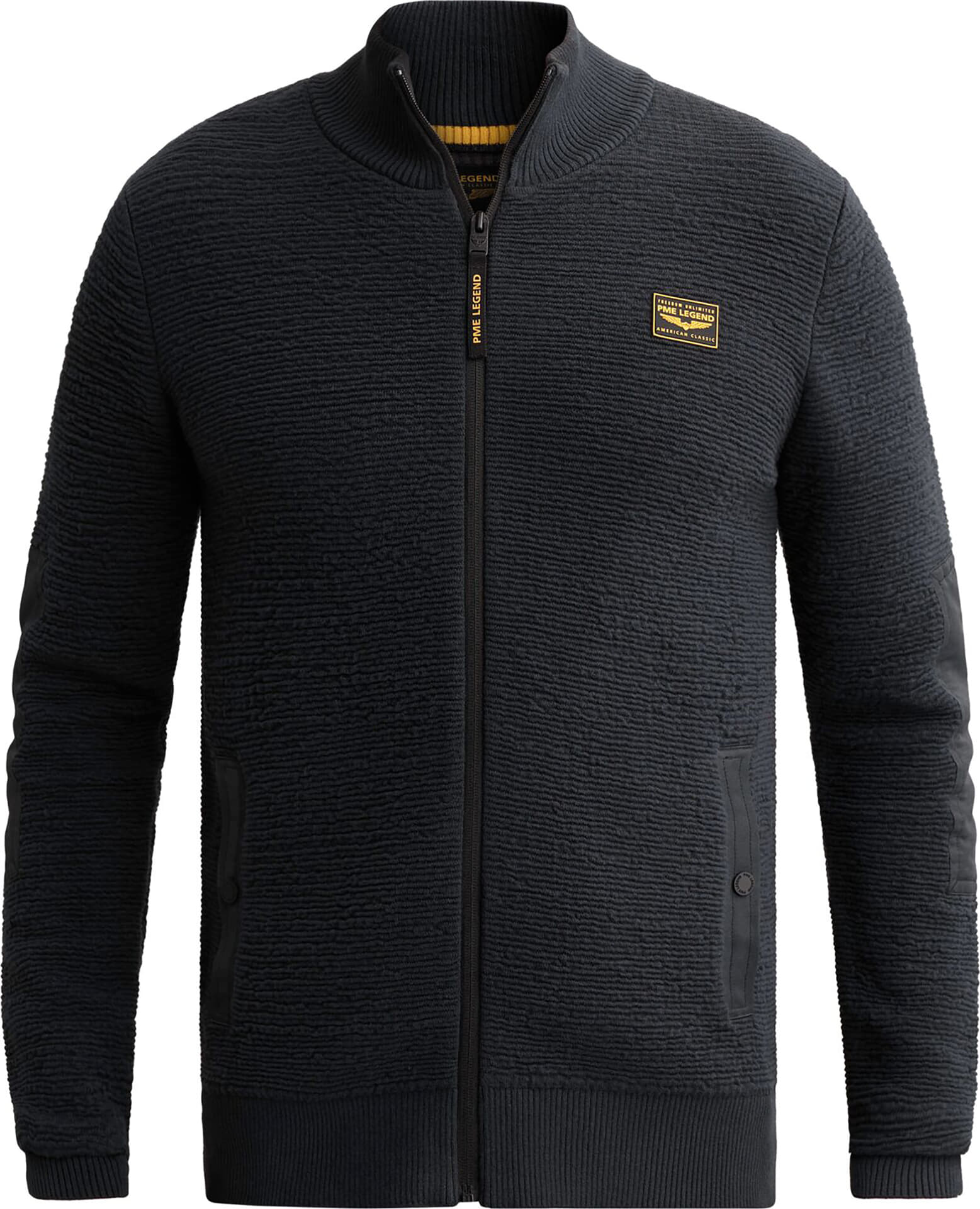 Pme Legend Vest Texture Yarn Navy
