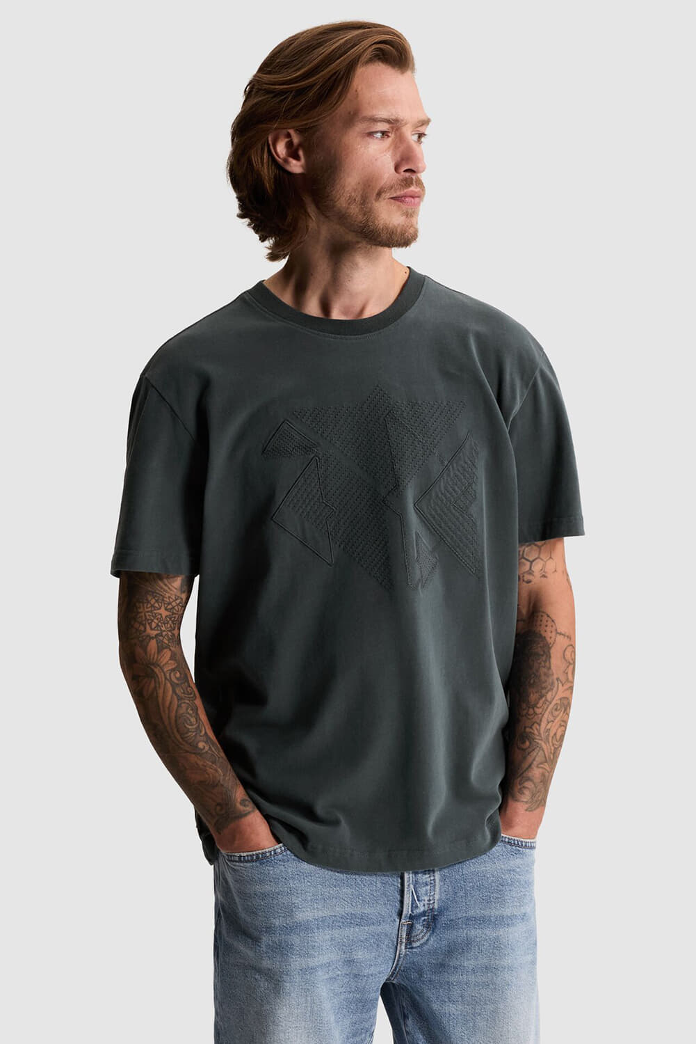 Cast Iron T-shirt  Grijs