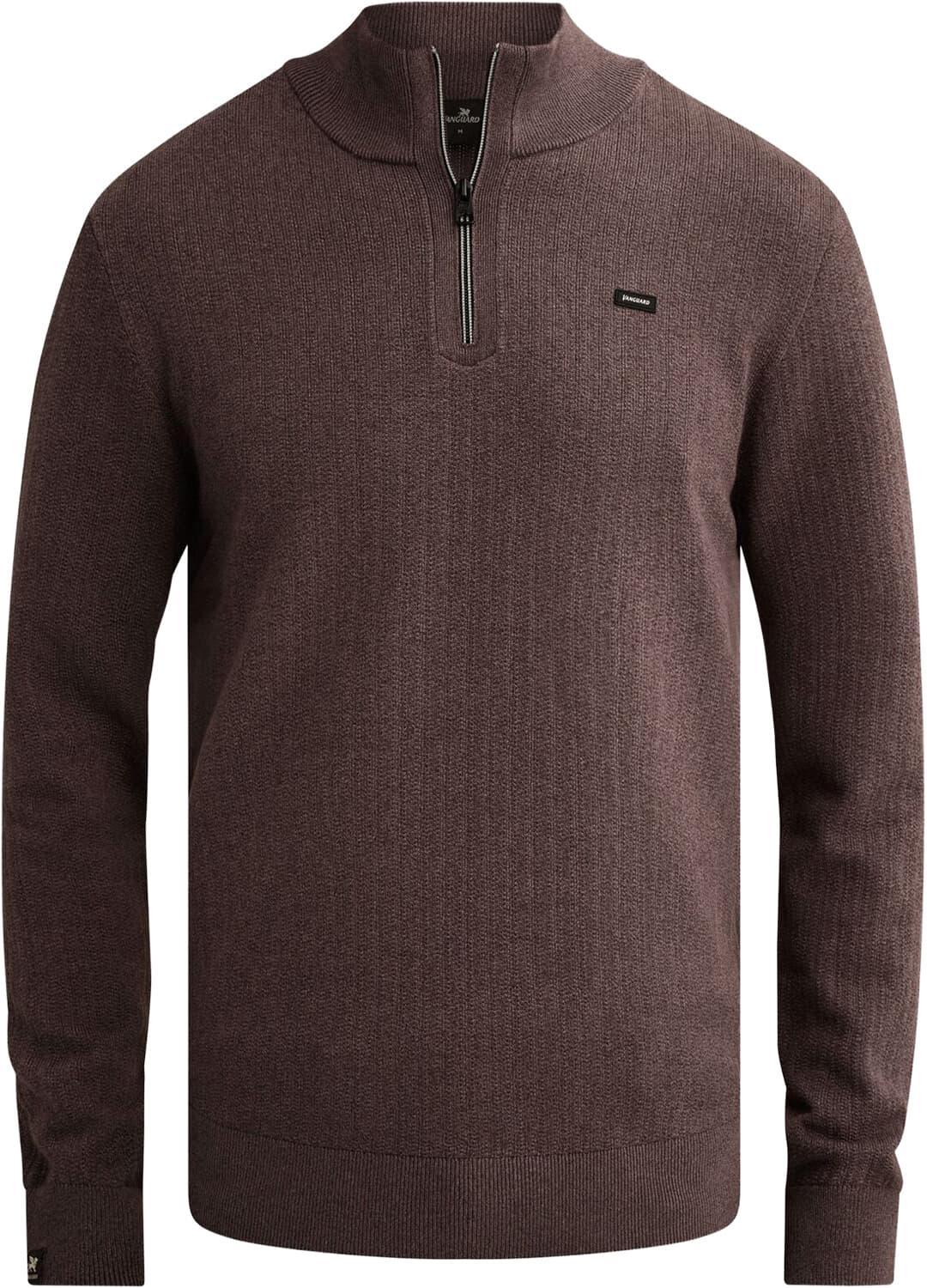 Vanguard Trui Half Zip Collar Gentleman's  Paars