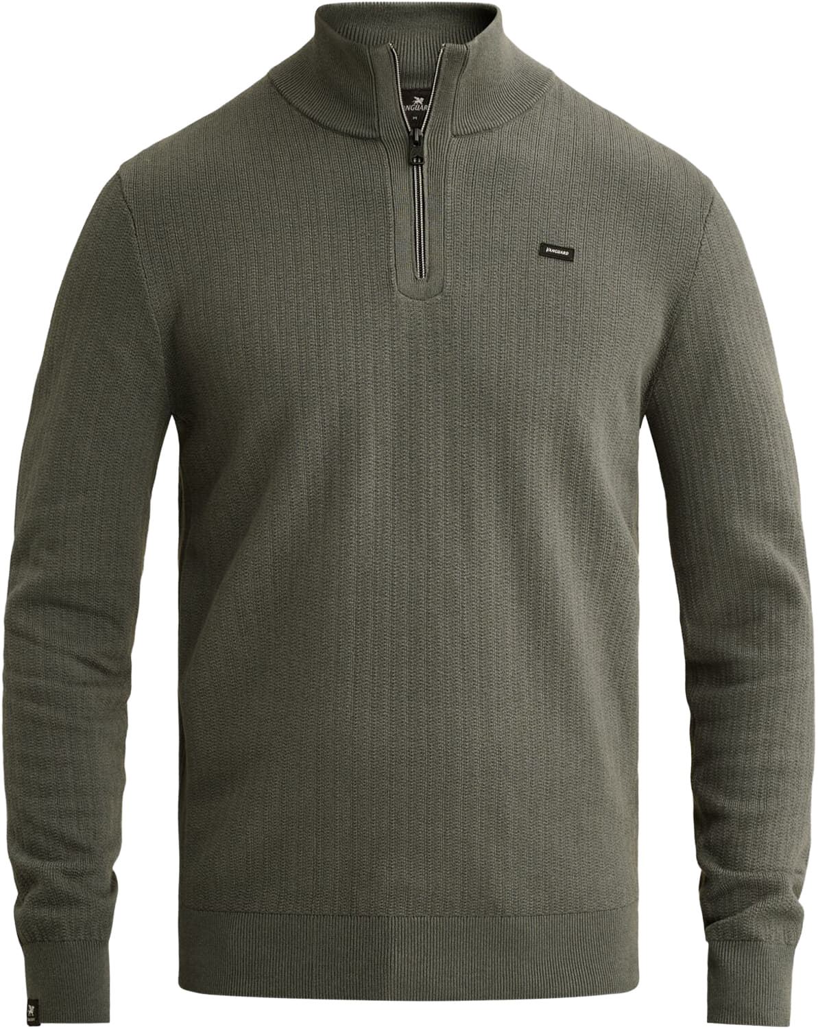 Vanguard Trui Half Zip Collar Gentleman's  Antraciet