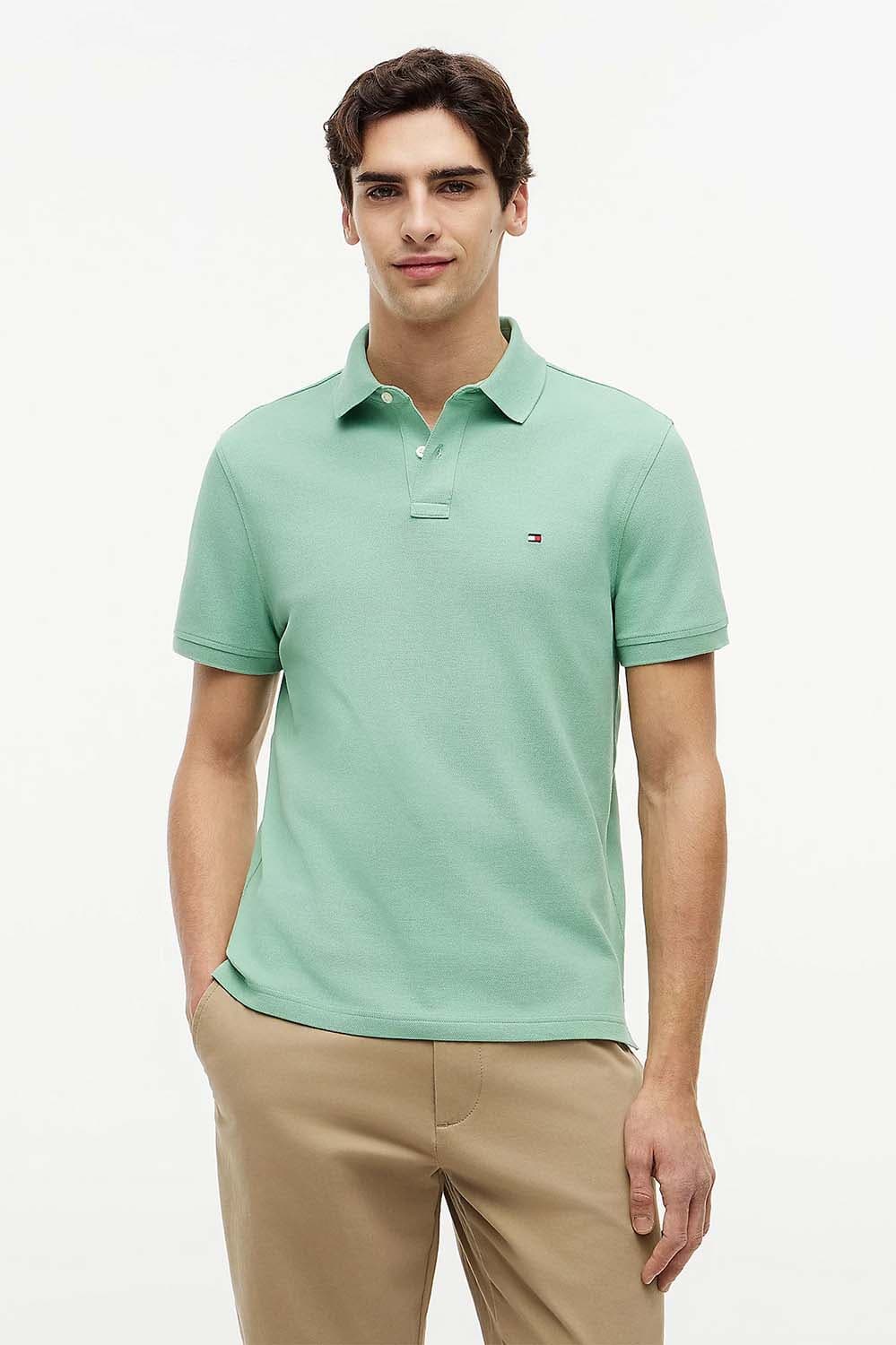 Tommy Hilfiger Polo Regular Fit Groen