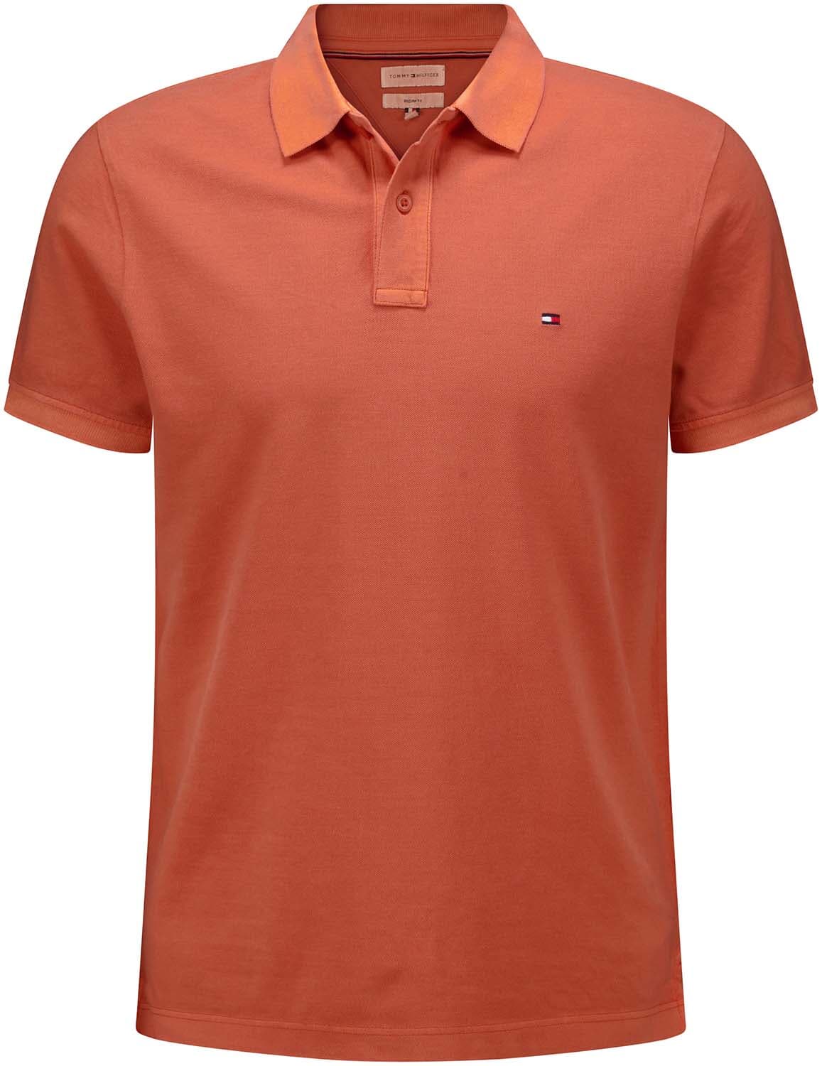 Tommy Hilfiger Polo Regular Fit Oranje