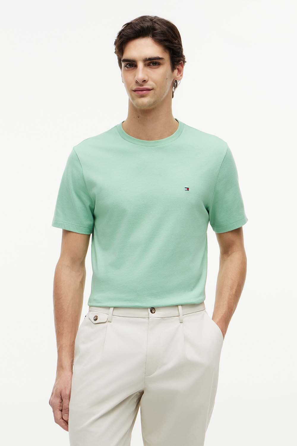 Tommy Hilfiger T-shirt Regular Fit Groen