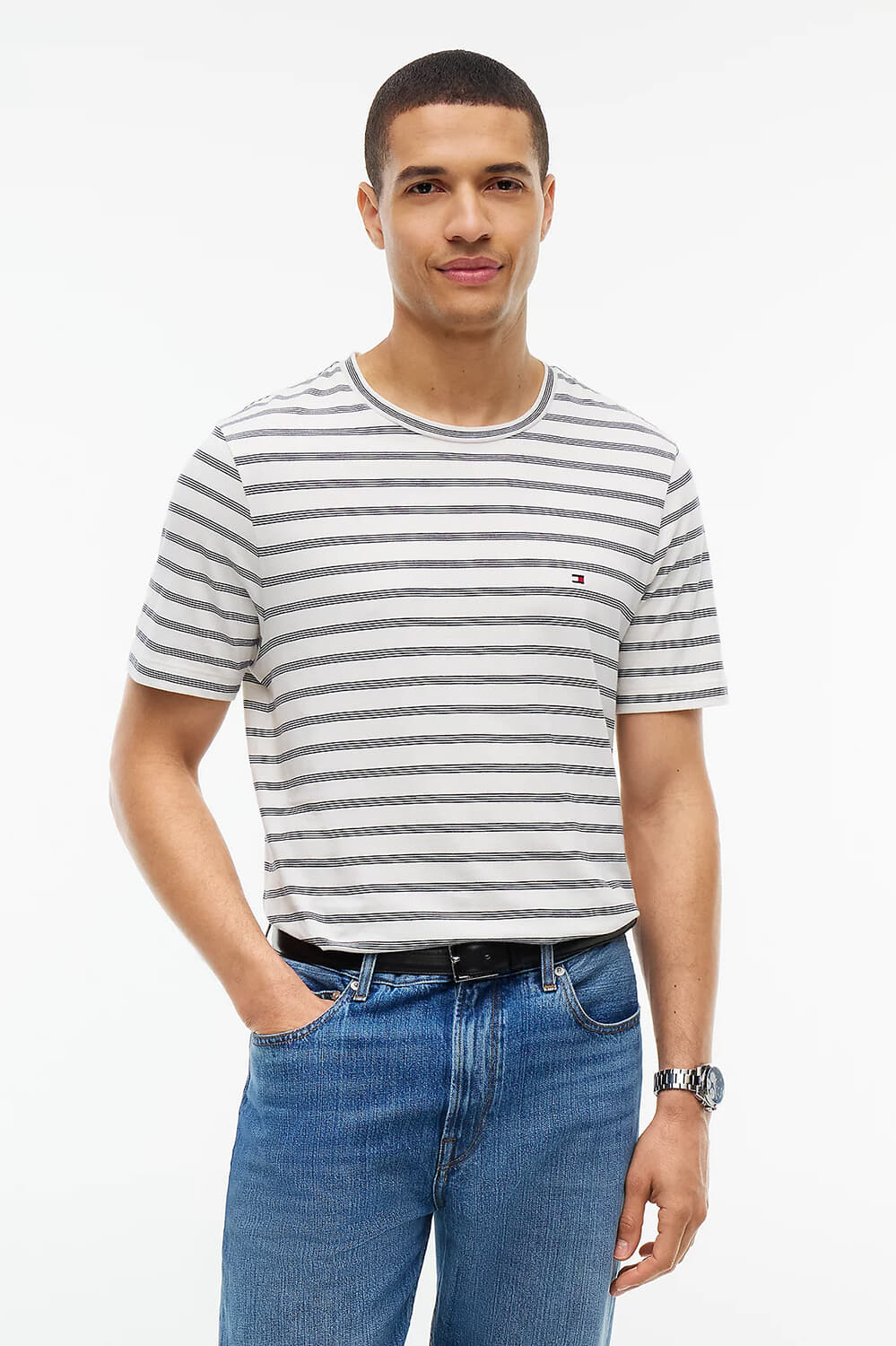 Tommy Hilfiger T-shirt Stripe Crème