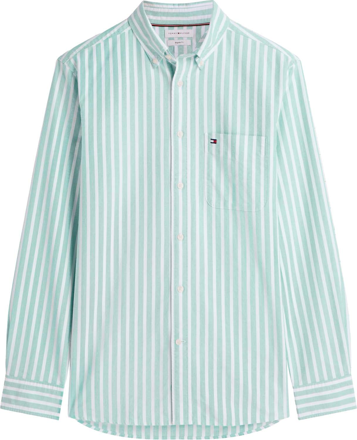 Tommy Hilfiger heritage oxford shirt Groen