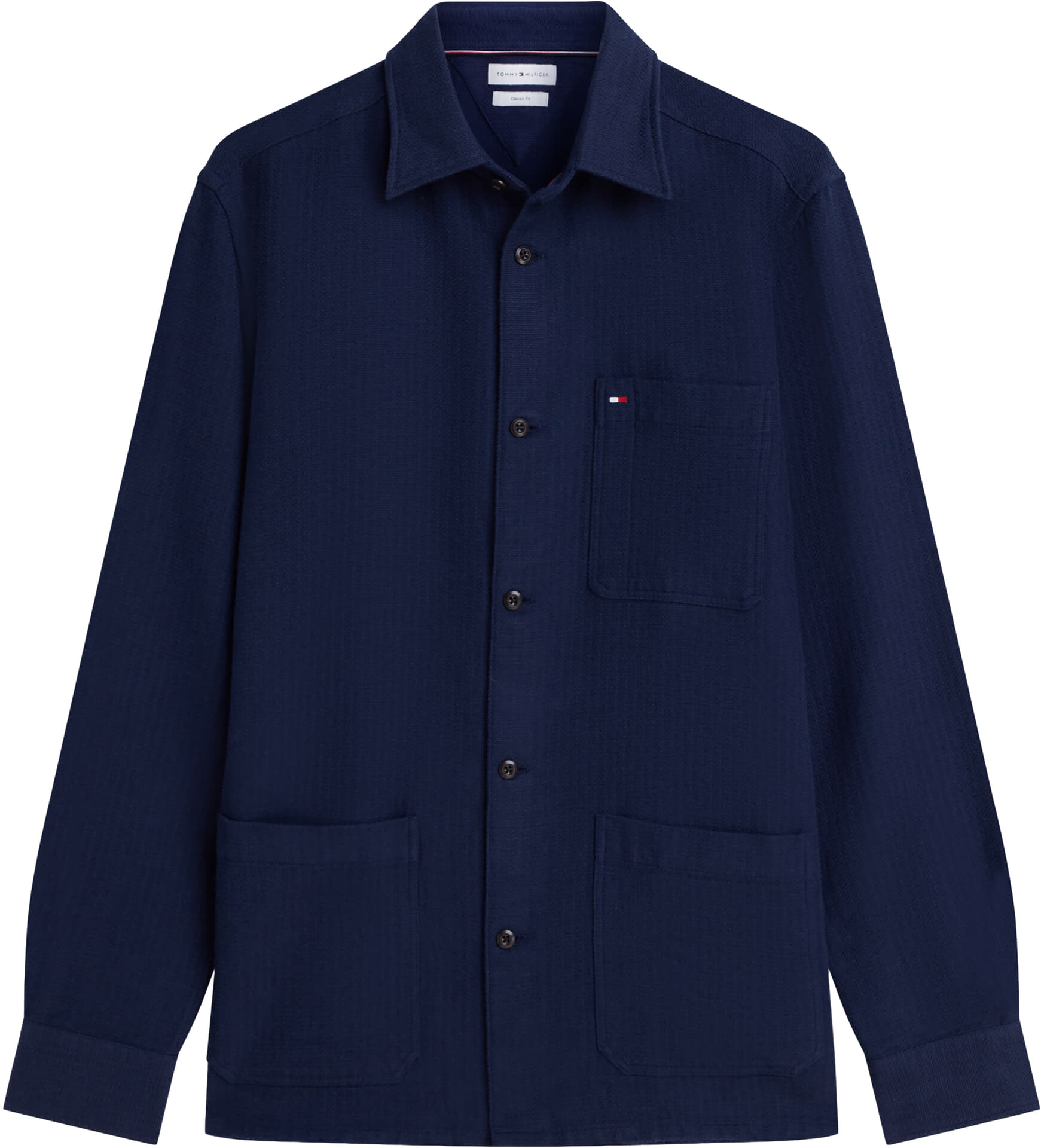 Tommy Hilfiger Overshirt lyocell Navy