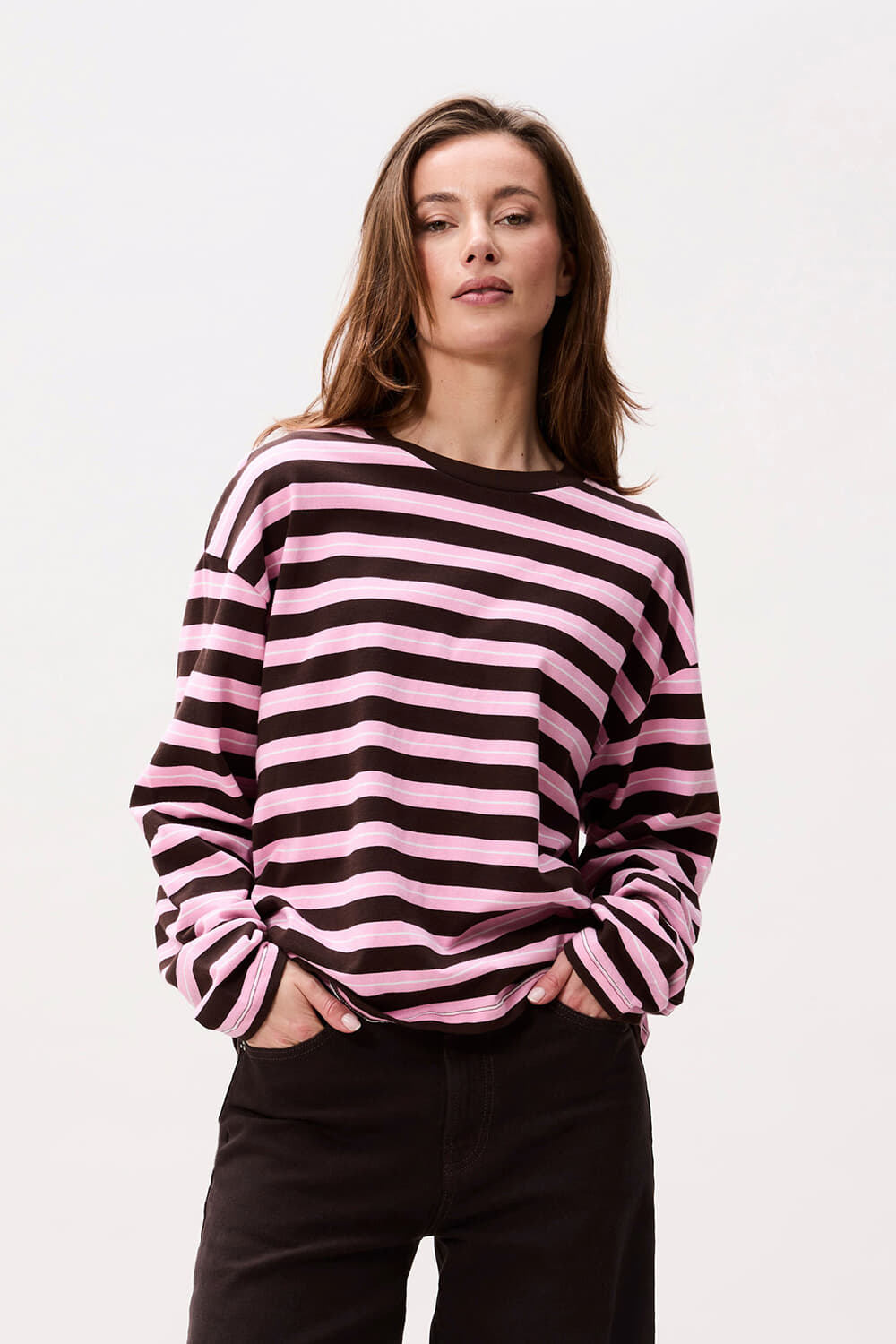 Catwalk Junkie Striped long sleeve Bruin