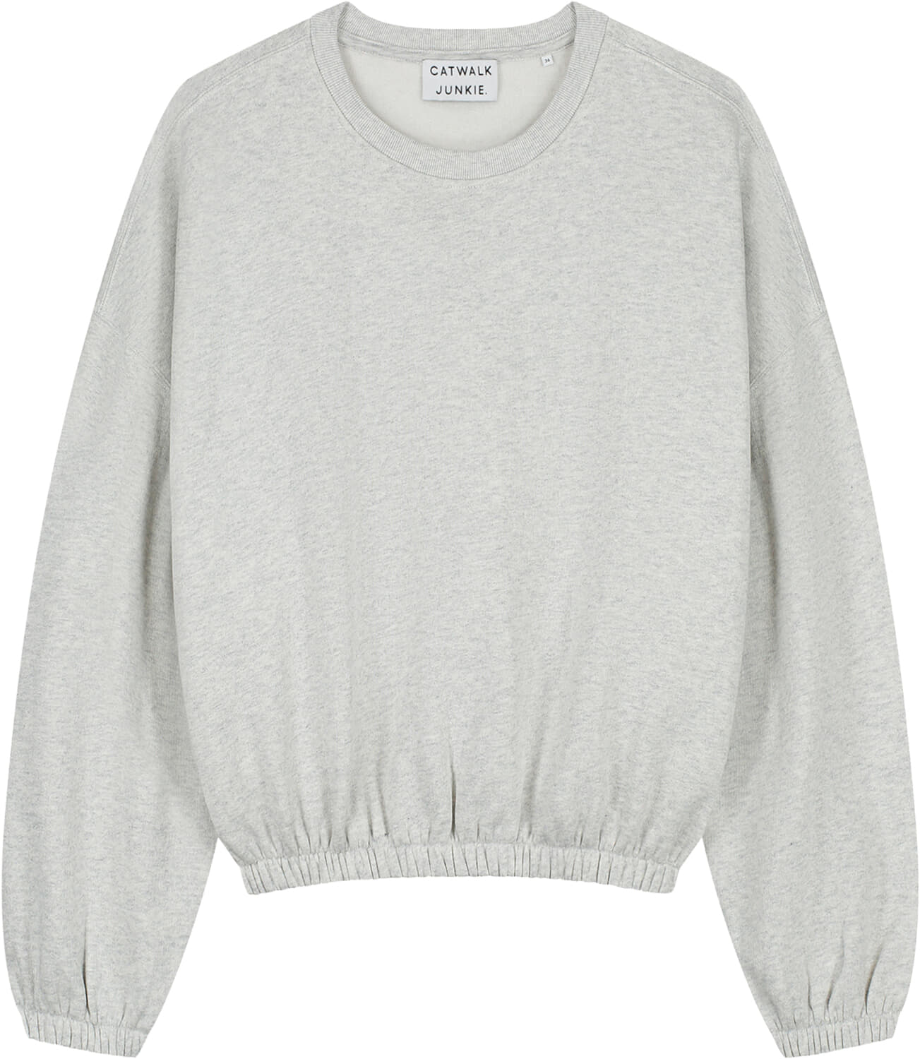 Catwalk Junkie Oversized Graphic sweater Grijs