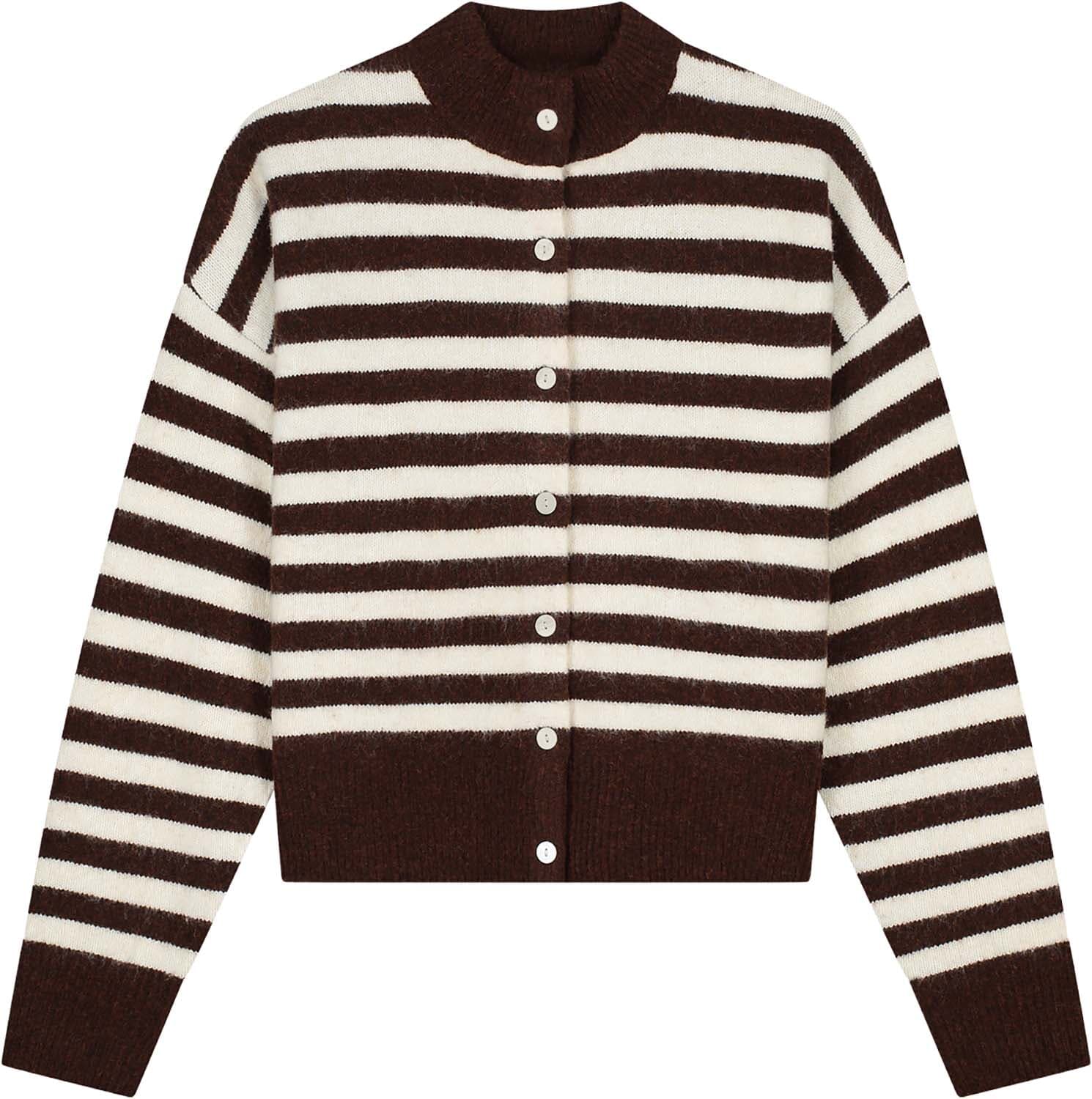 Catwalk Junkie Vest Striped Bruin