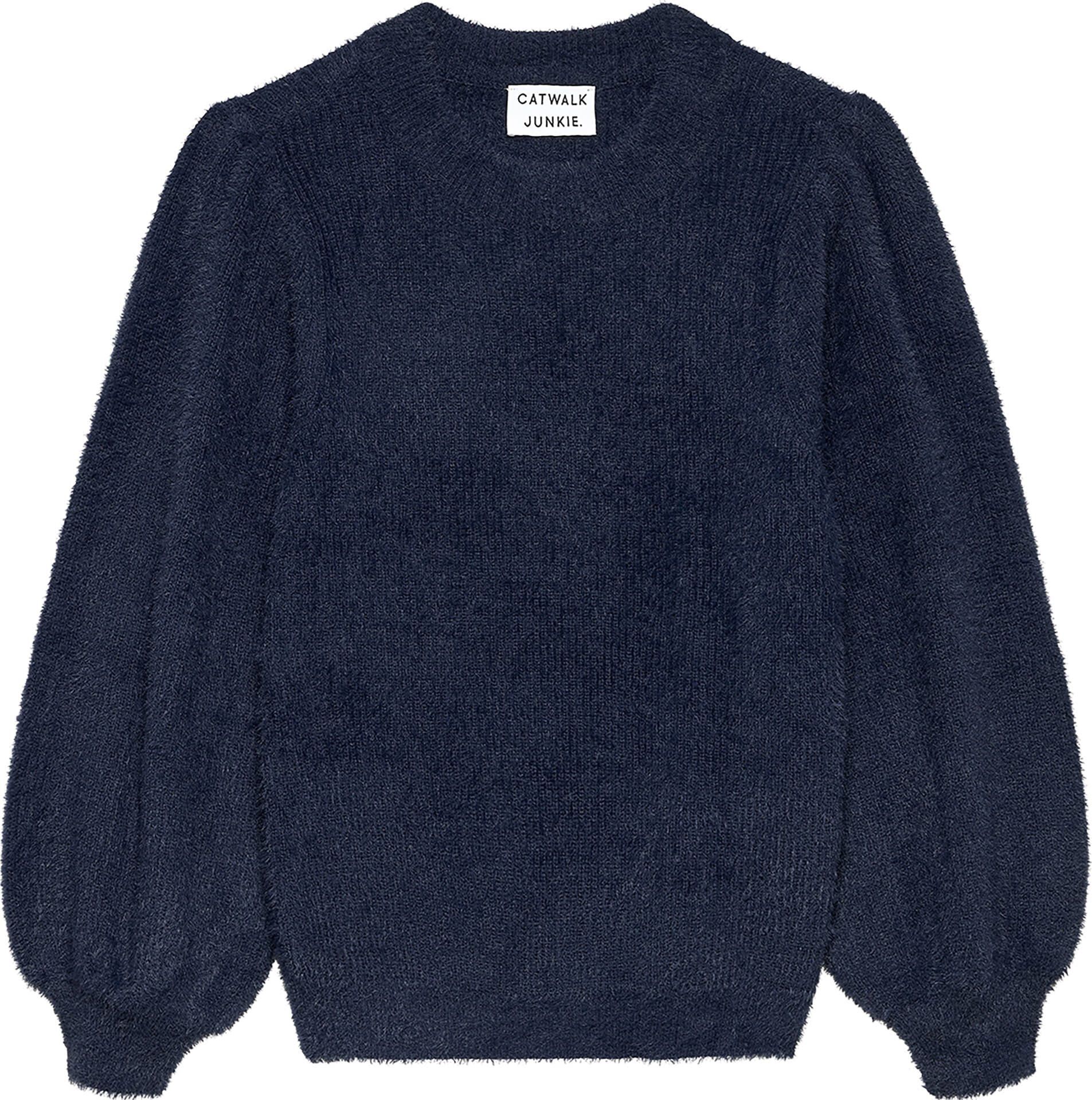 Catwalk Junkie Sweater Fuzzy puff sleeve Jeans Light