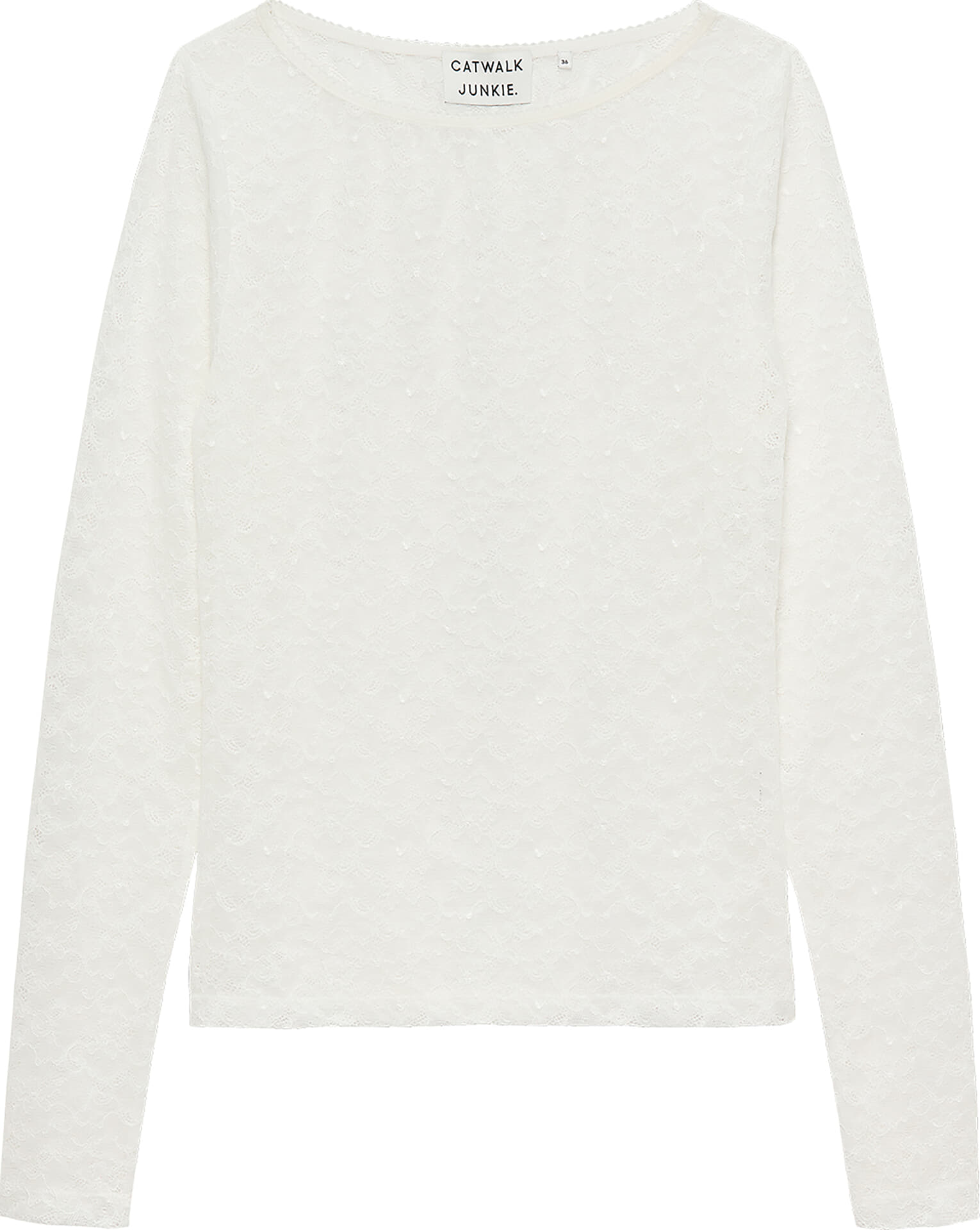 Catwalk Junkie Longsleeve Lace Off White