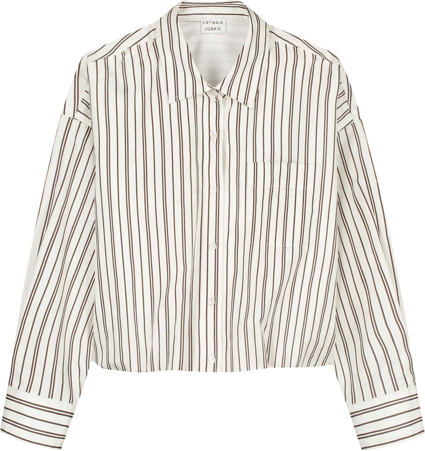 Catwalk Junkie Tuck in blouse Off White