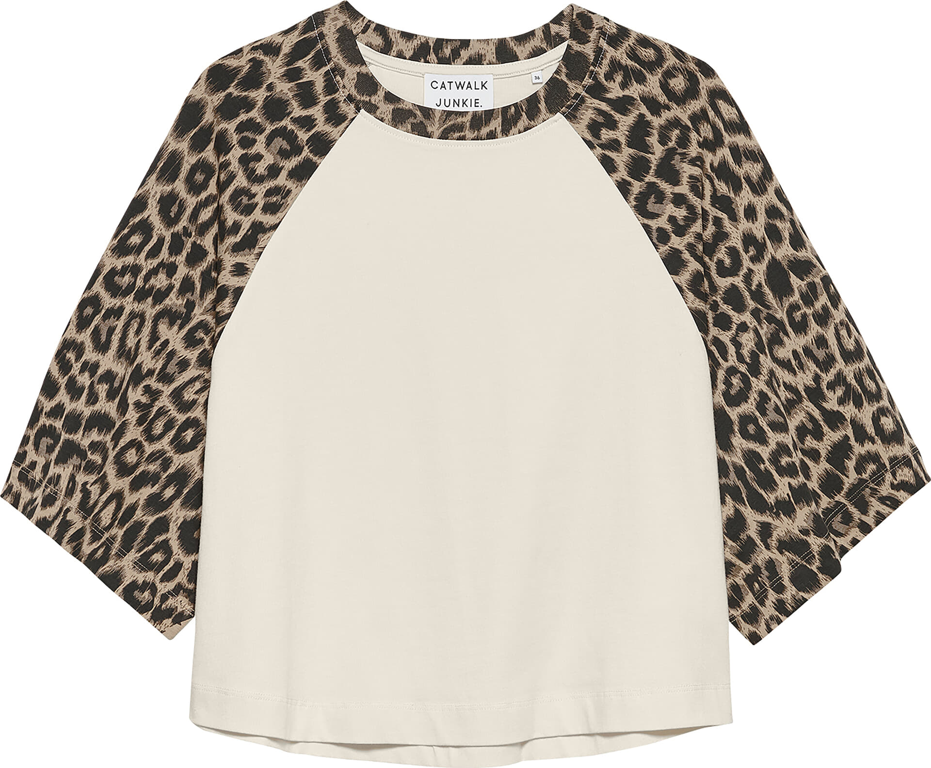 Catwalk Junkie T-shirt Leopard Baseball  Off White