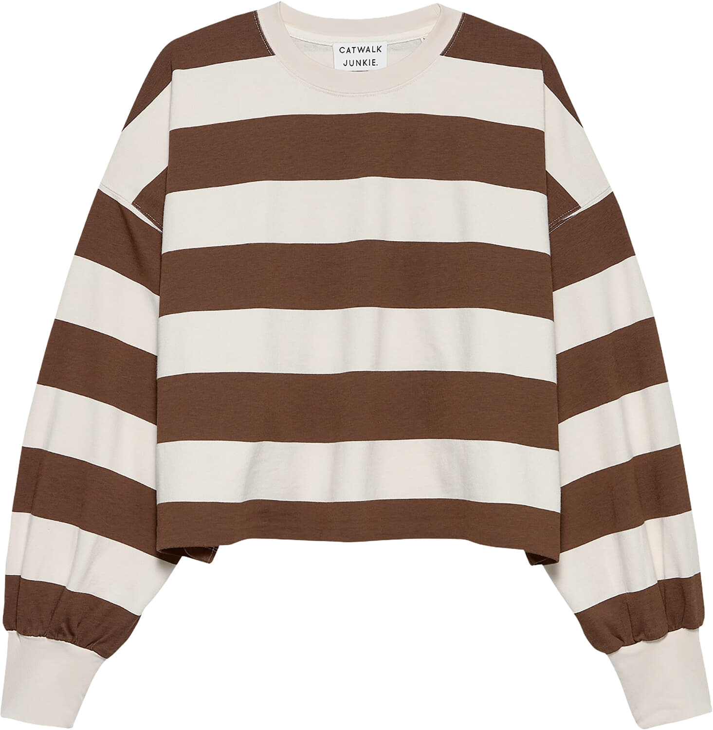 Catwalk Junkie Oversized striped long sleeve Bruin