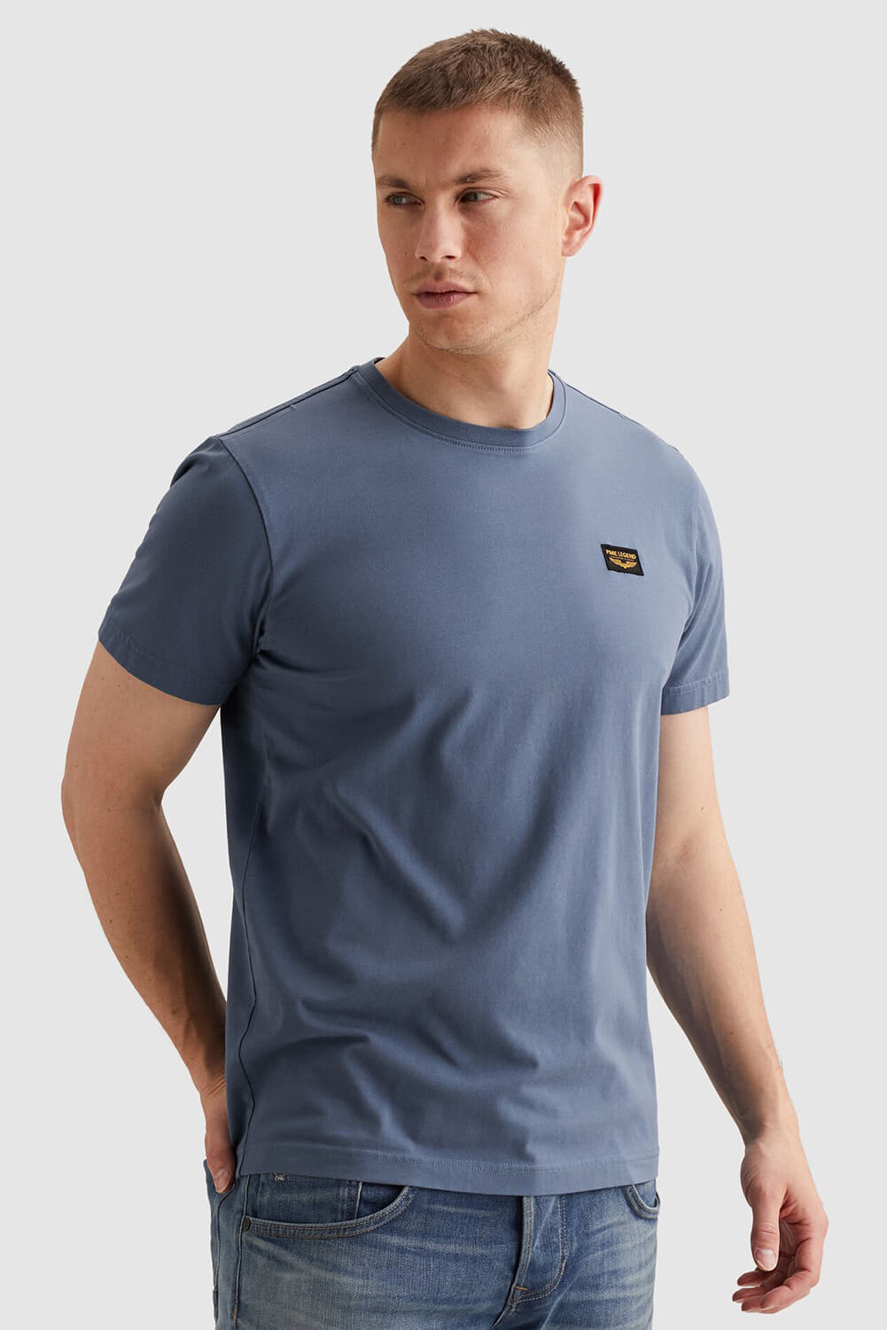 Pme Legend Short sleeve r-neck American Class Blauw