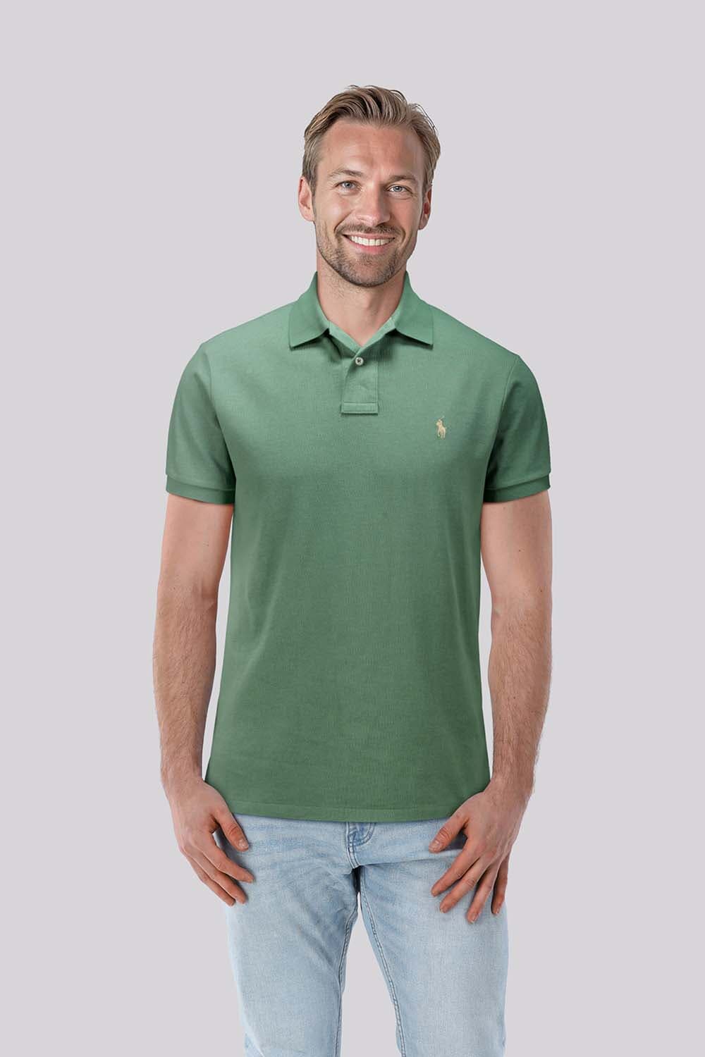 Polo Ralph Lauren Polo Custom Slim Groen