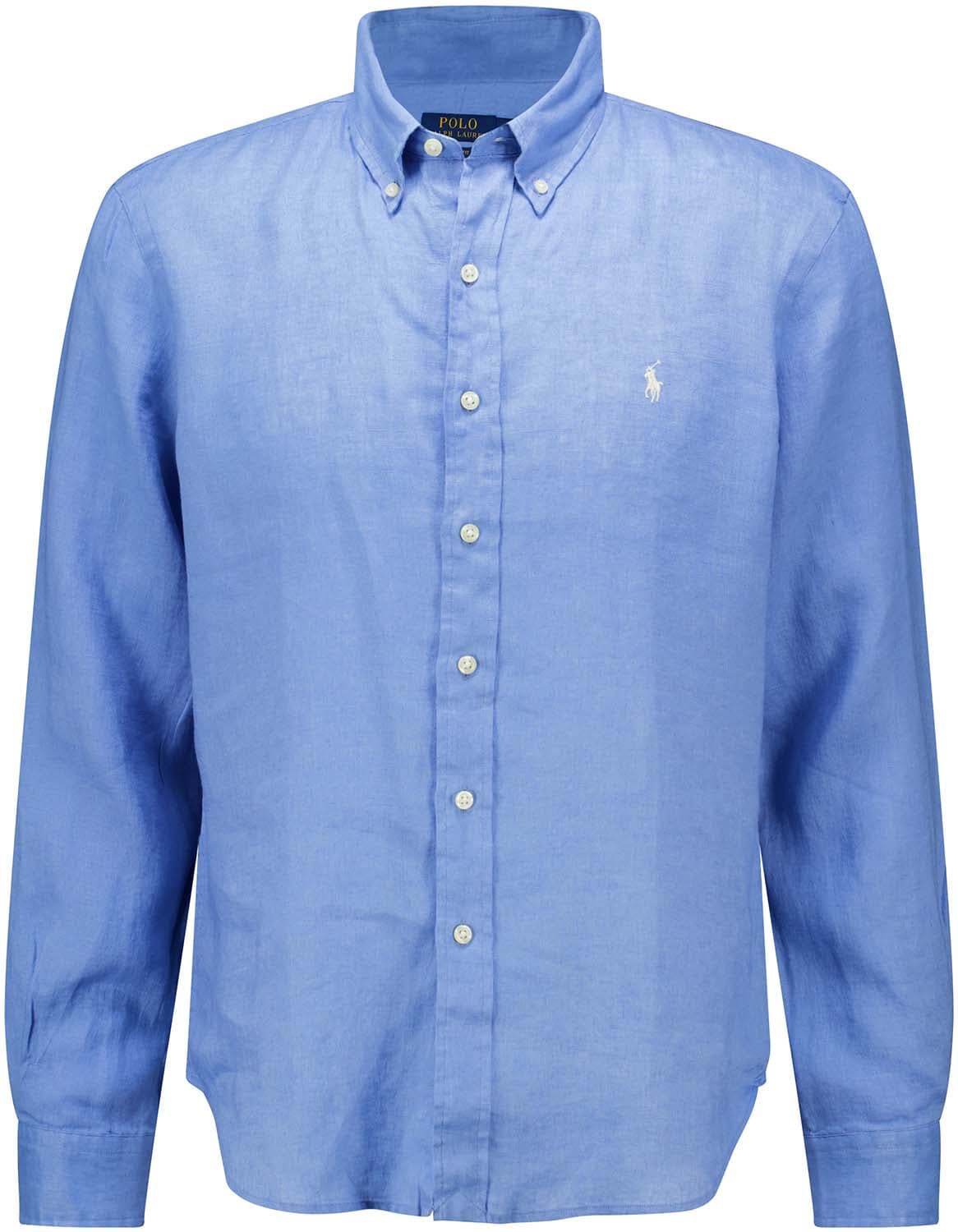 Polo Ralph Lauren Overhemd Custom Fit Blauw