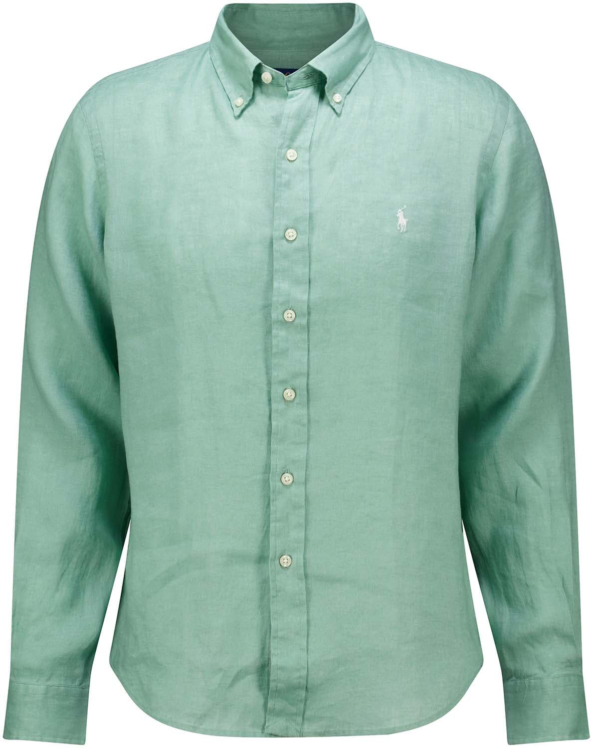 Overhemd Custom Fit Groen