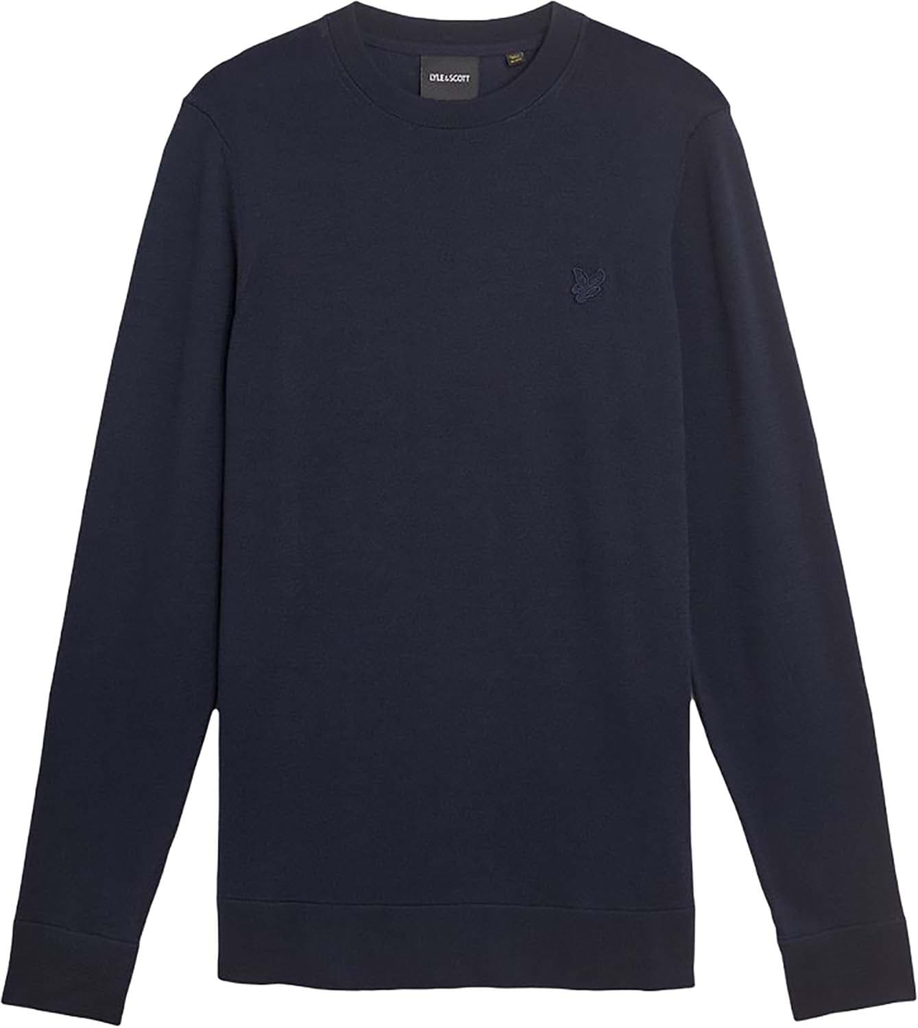 Lyle & Scott Superfijne Trui Tonal Navy
