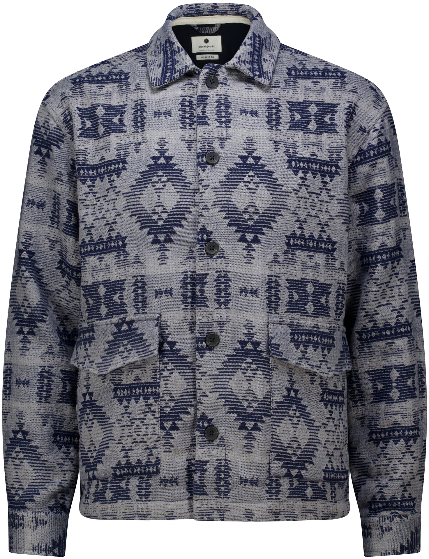 Anerkjendt Overshirt Akotto Inka Navy