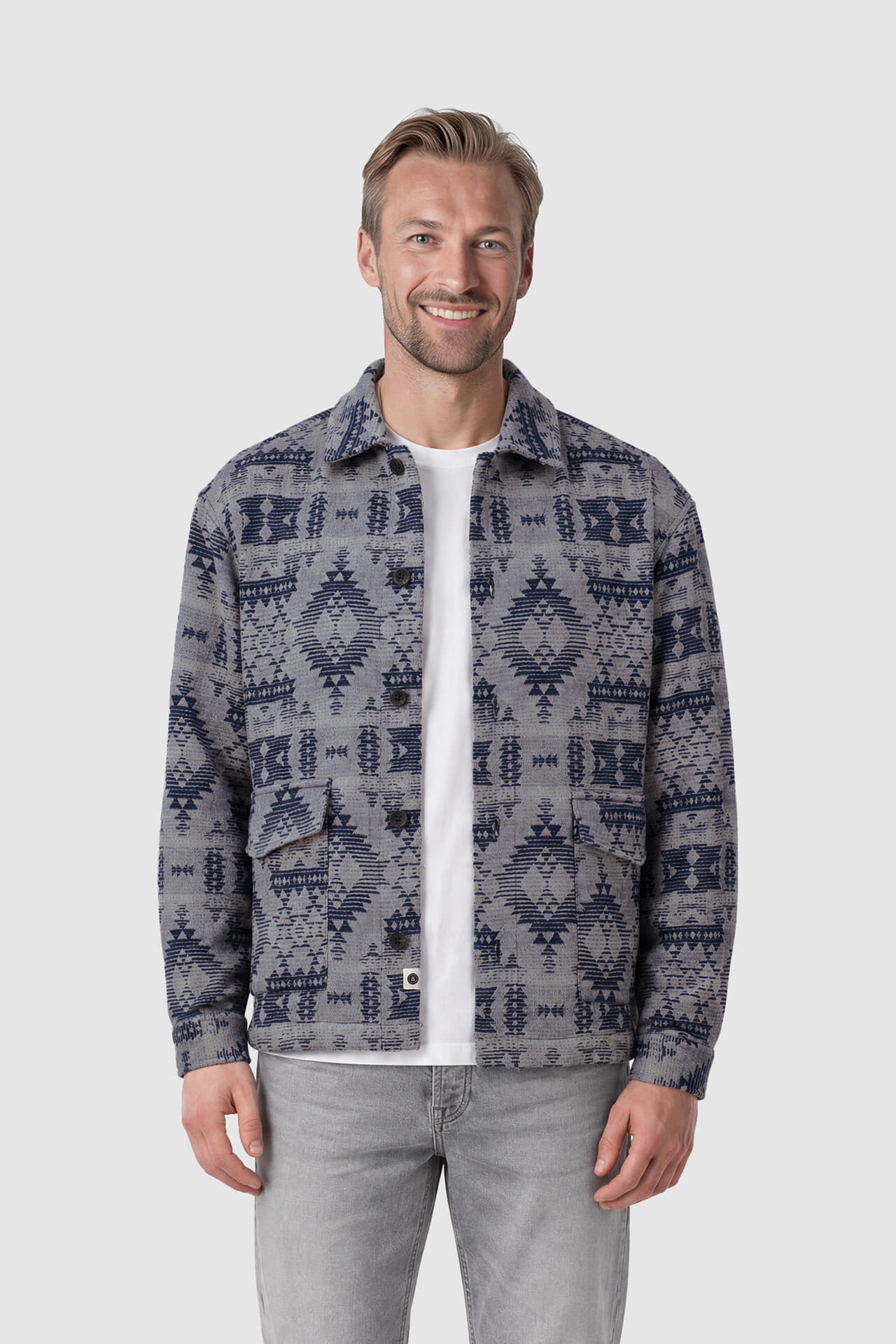 Anerkjendt Overshirt Akotto Inka Navy