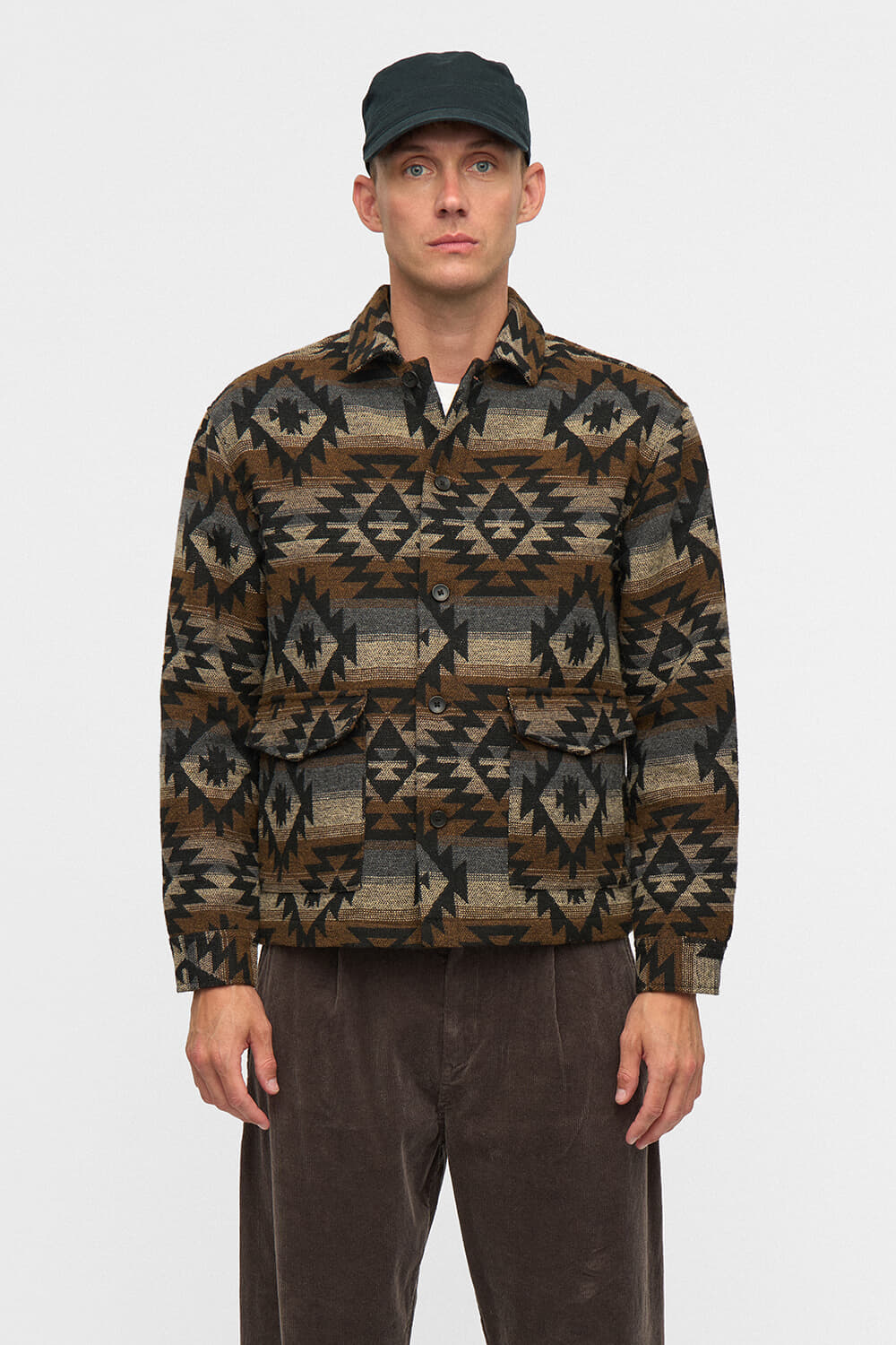 Anerkjendt Overshirt Akotto Inka Bruin