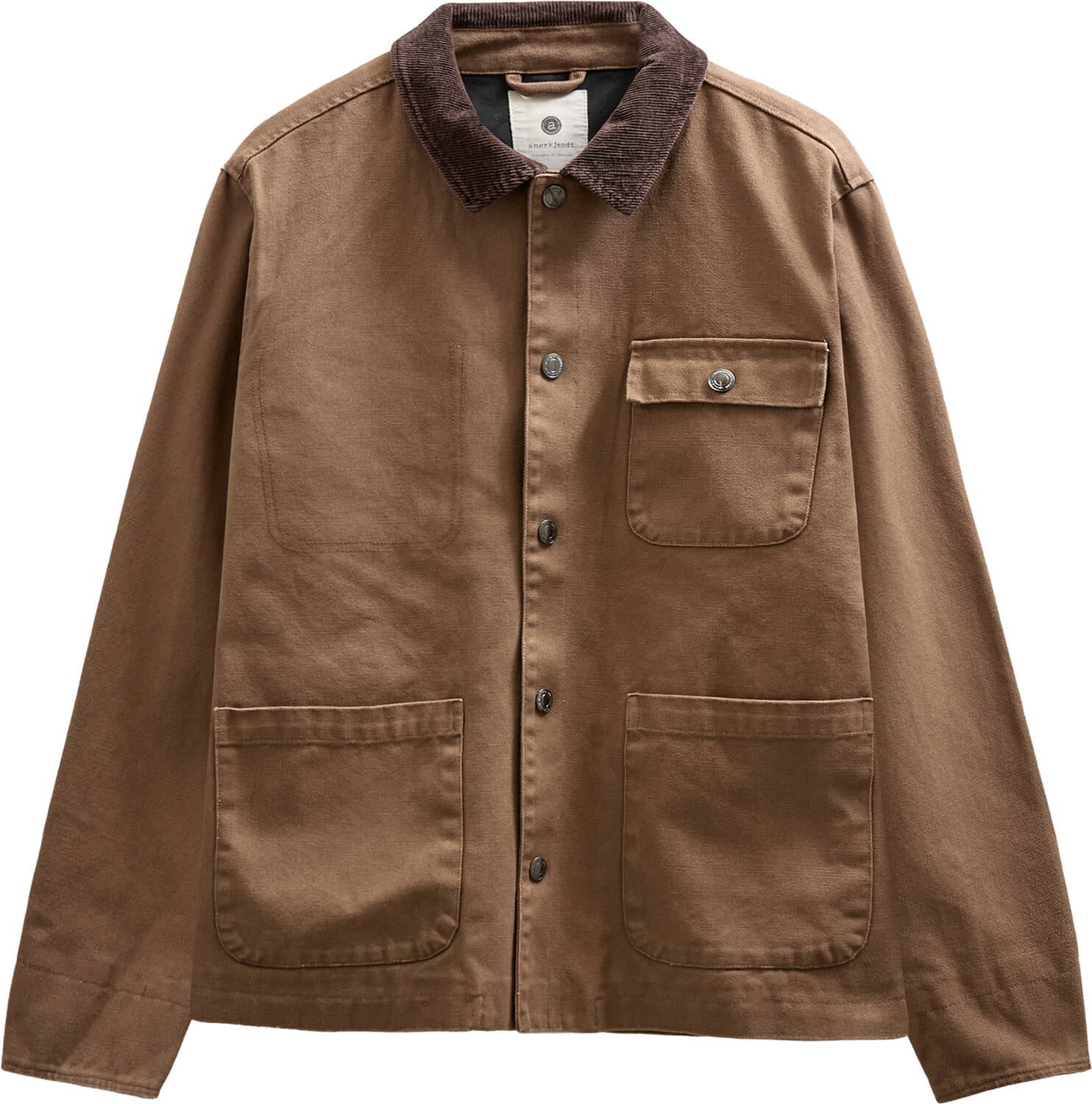 Anerkjendt Jas Akbastian Canvas Washed  Bruin