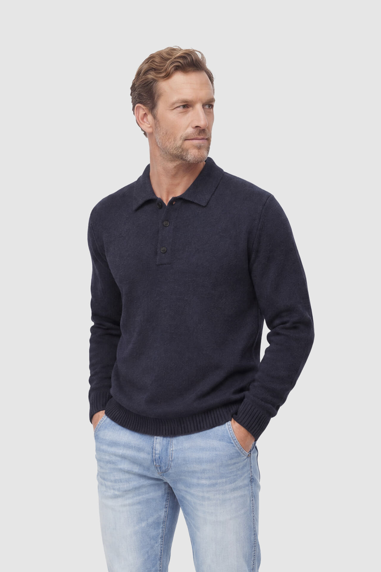  Rugby Akpeter Merino Wol  Blauw