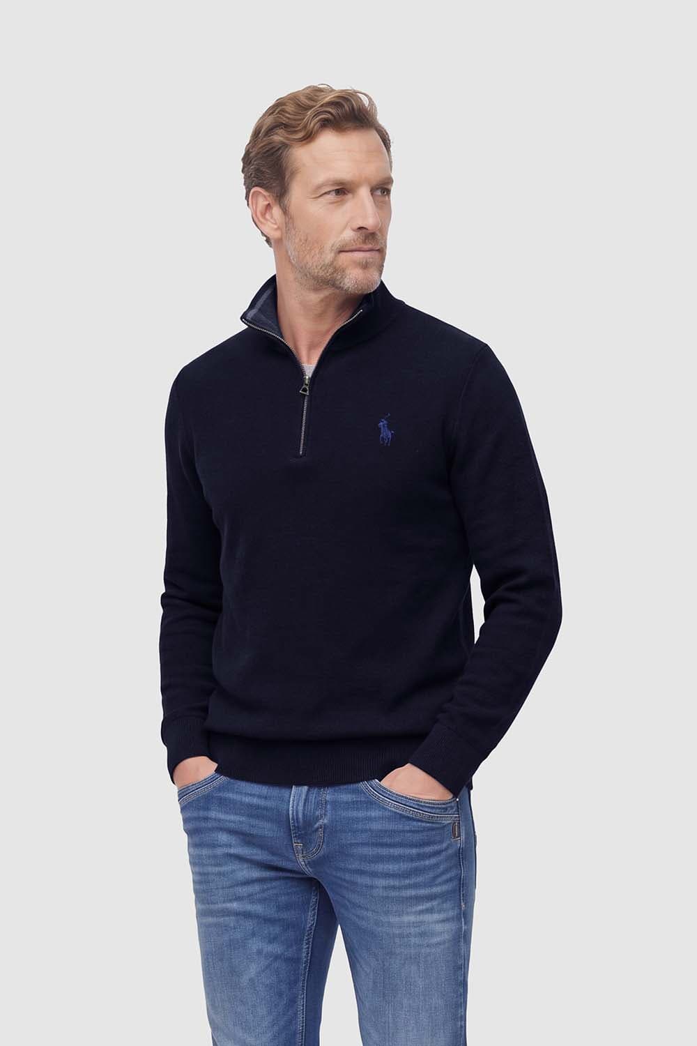 Polo Ralph Lauren Half zip trui Navy