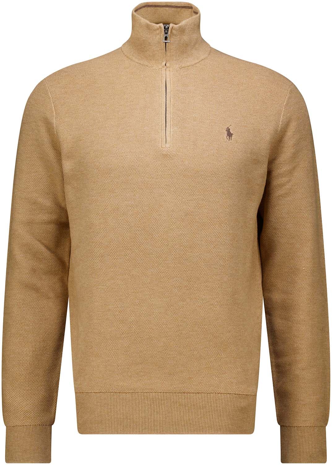 Polo Ralph Lauren Half zip trui Kaki