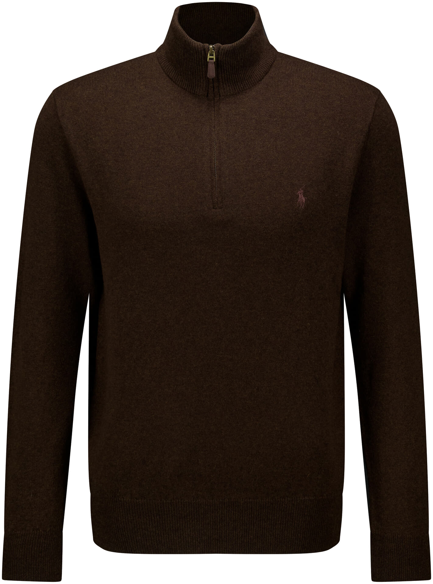 Polo Ralph Lauren Half-zip Trui wol Bruin