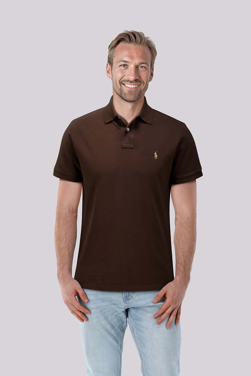 Polo Ralph Lauren Polo Custom Slim Fit Bruin