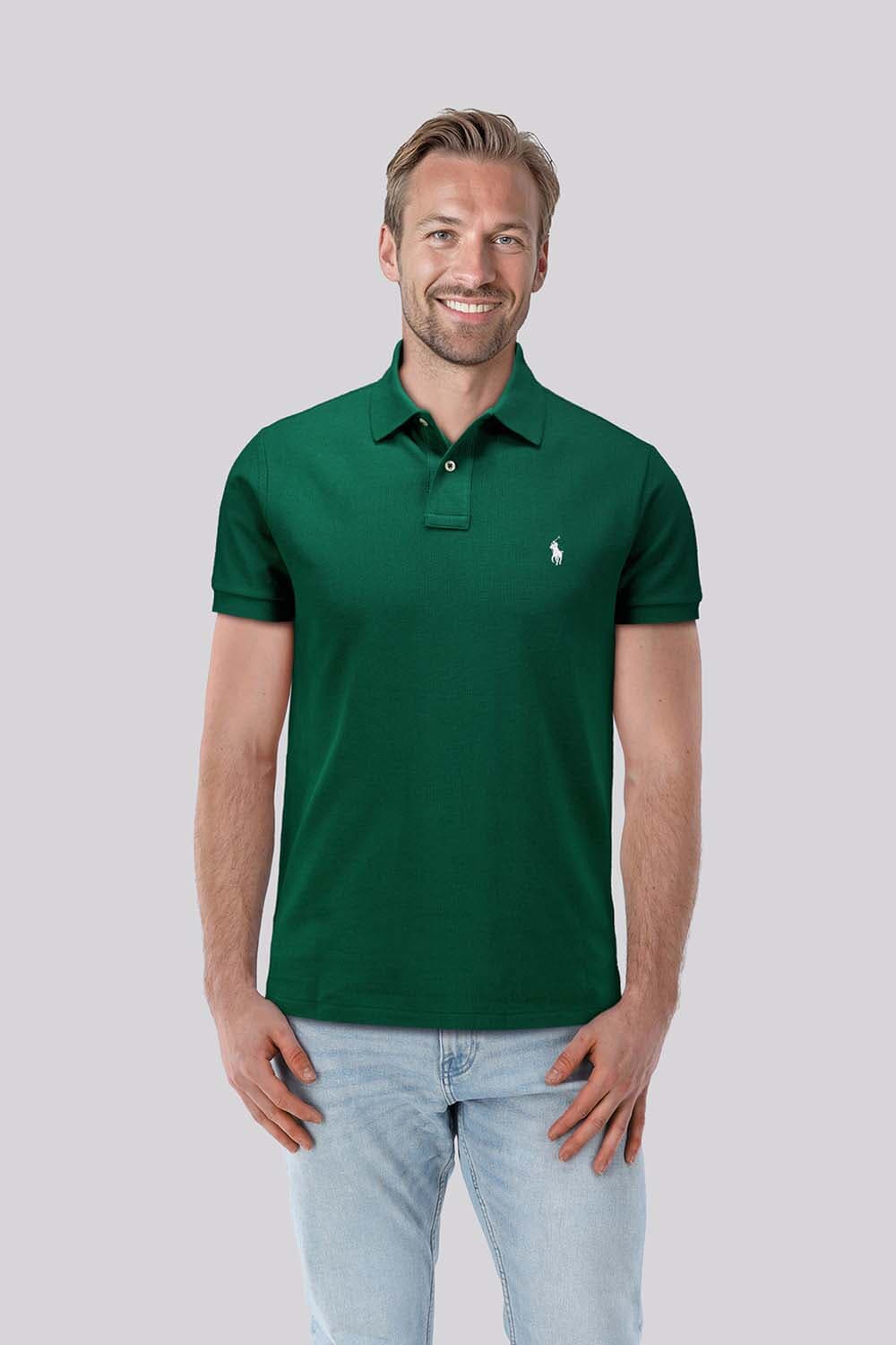 Polo Ralph Lauren Polo Custom Slim Fit Groen
