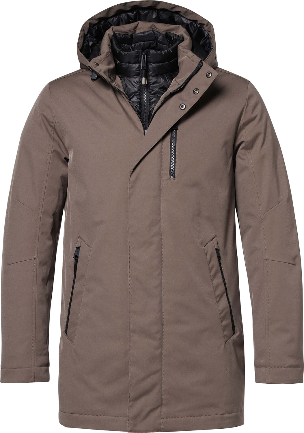 District Parka Jas Zillion Taupe