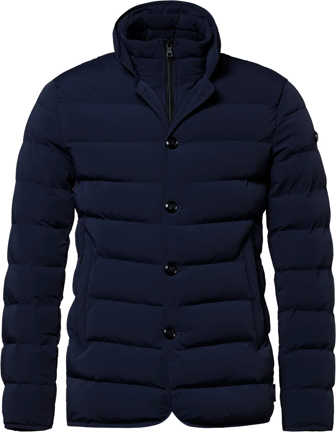 District Jas Gewatteerde Zappa Navy