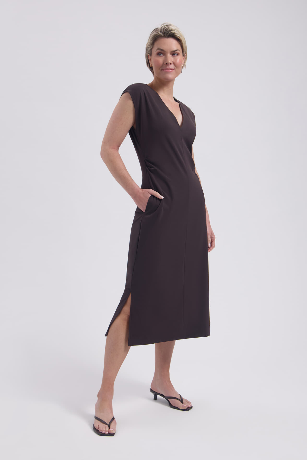 Lady Day Jurk Doris Bruin