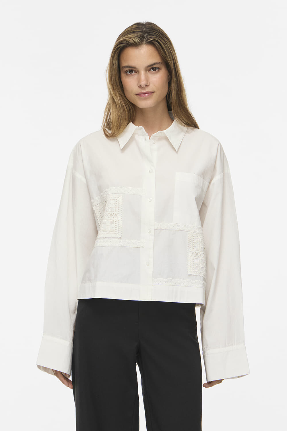Vila Blouse Anje  Wit