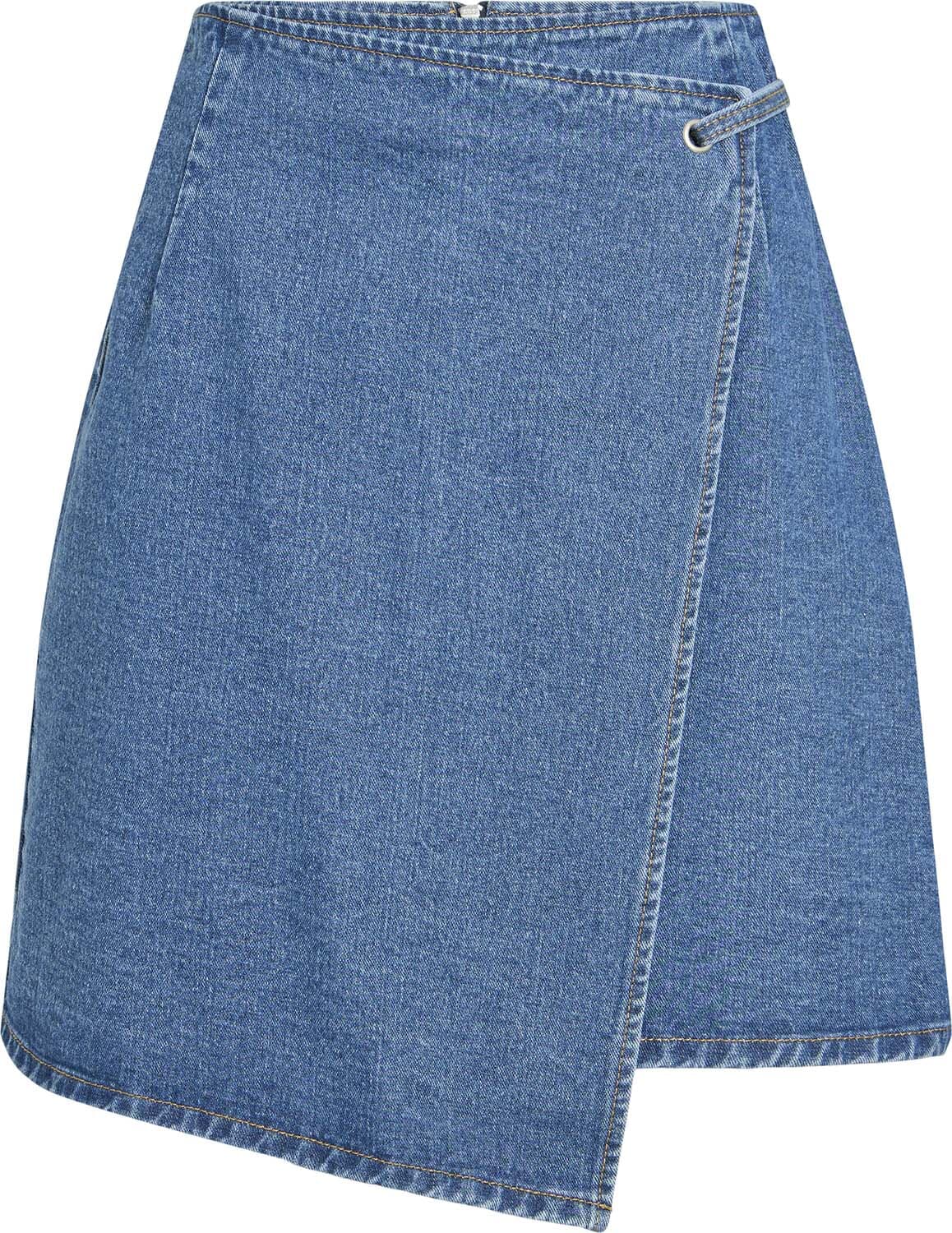 Vila Spijkerok Paige HW Wrap Jeans
