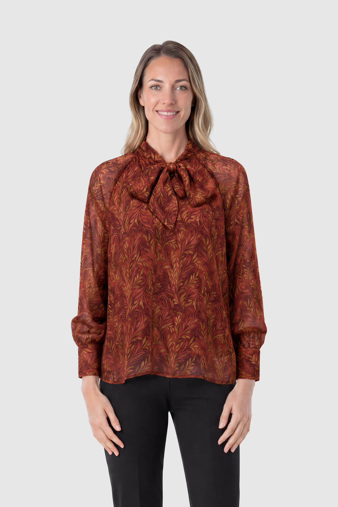 Vila Glitter Top Relara Ipa V-hals Bordeaux Rood
