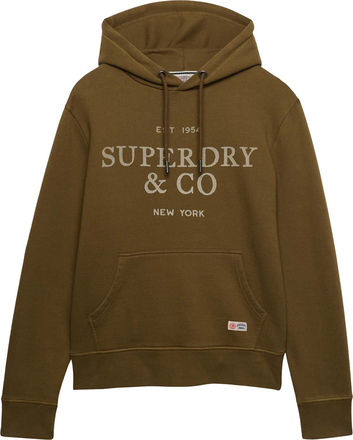 Superdry & Co Hoodie 1954 Company Relaxed Army